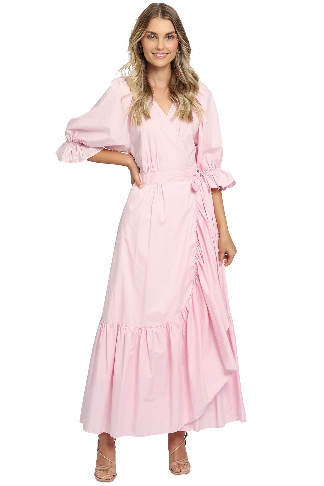 Blanca Ziggy Dress Pink wrap