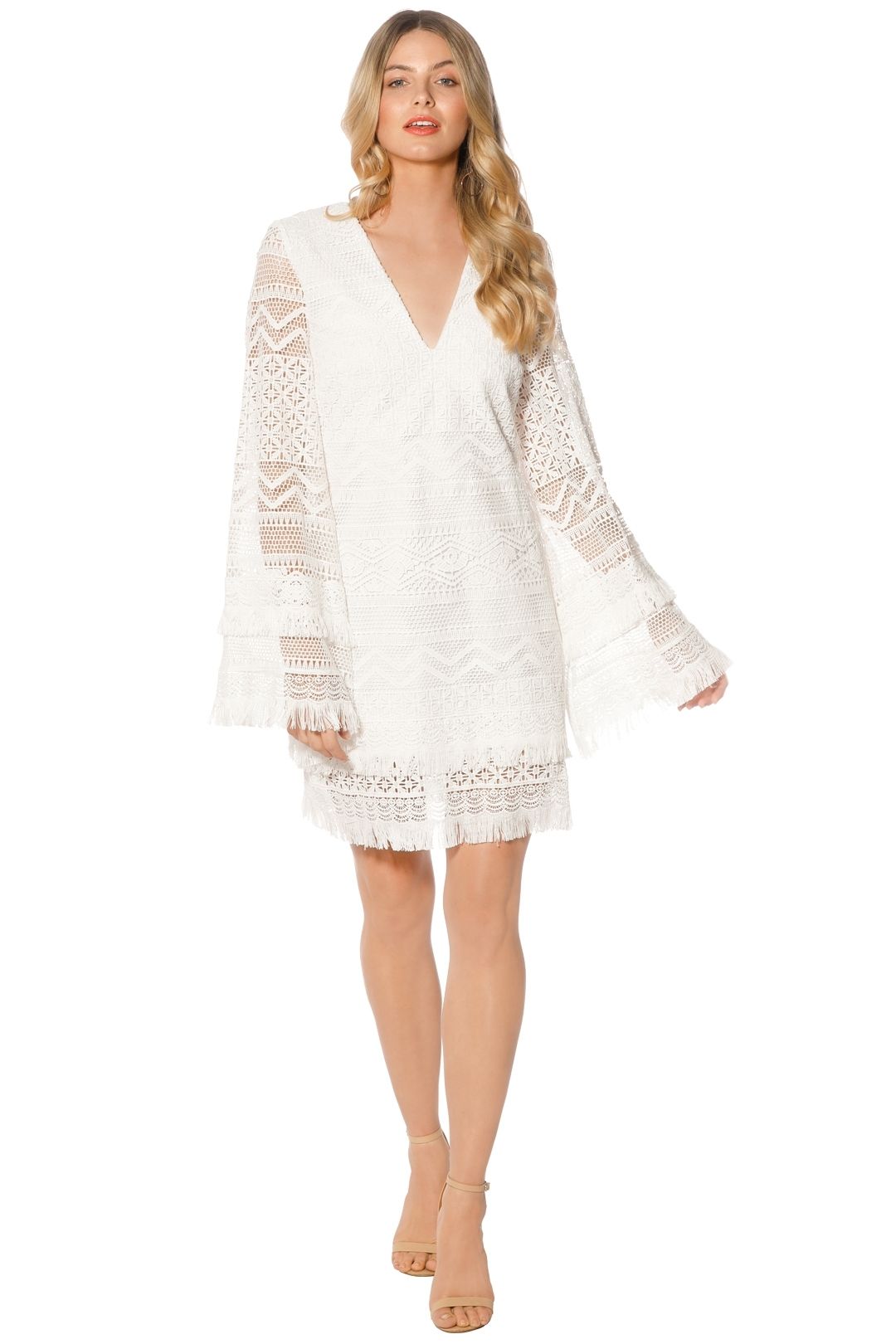 Blessed are the Meek - Ava Dress - White - Front
