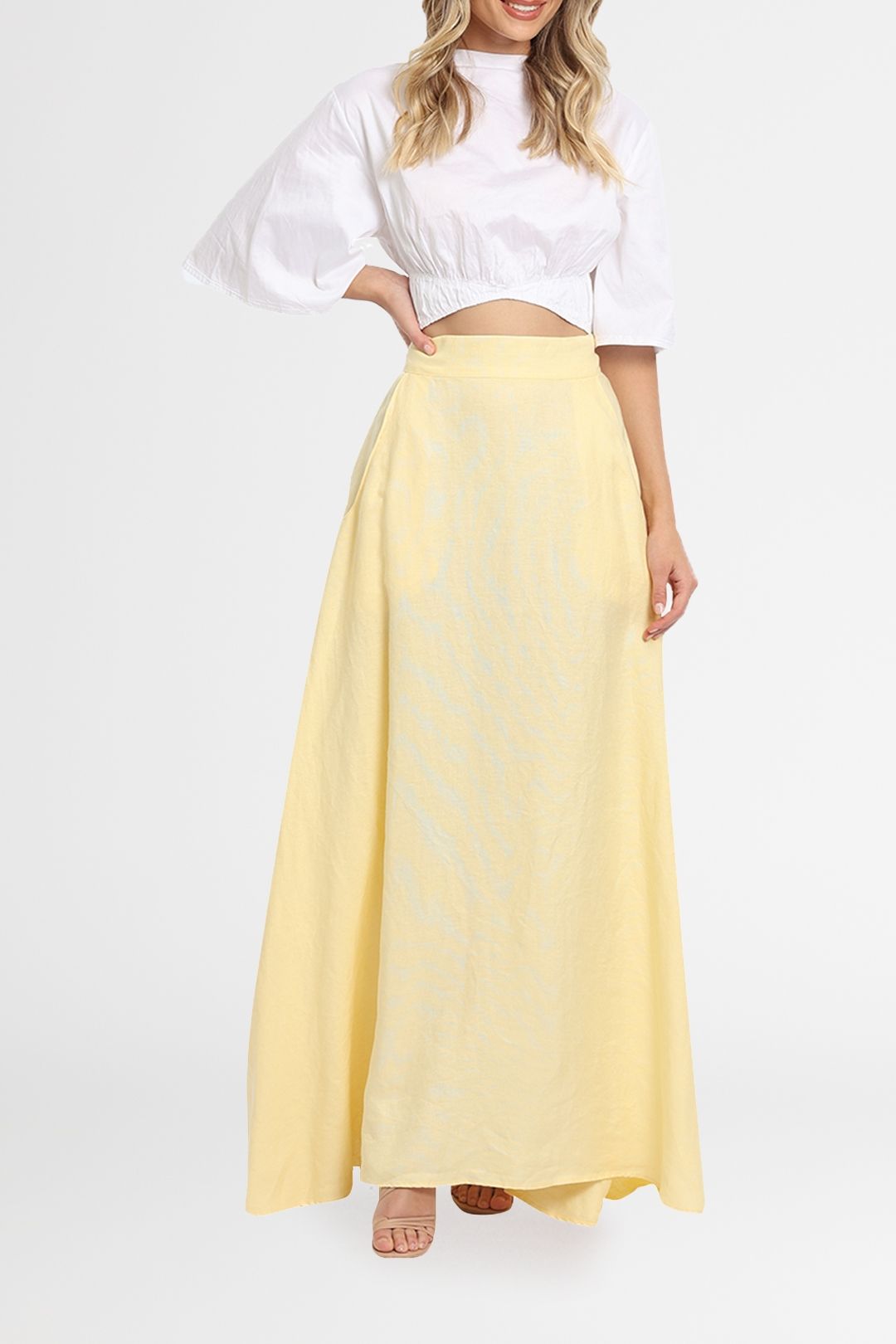 Bondi Born Grenada Skirt yellow