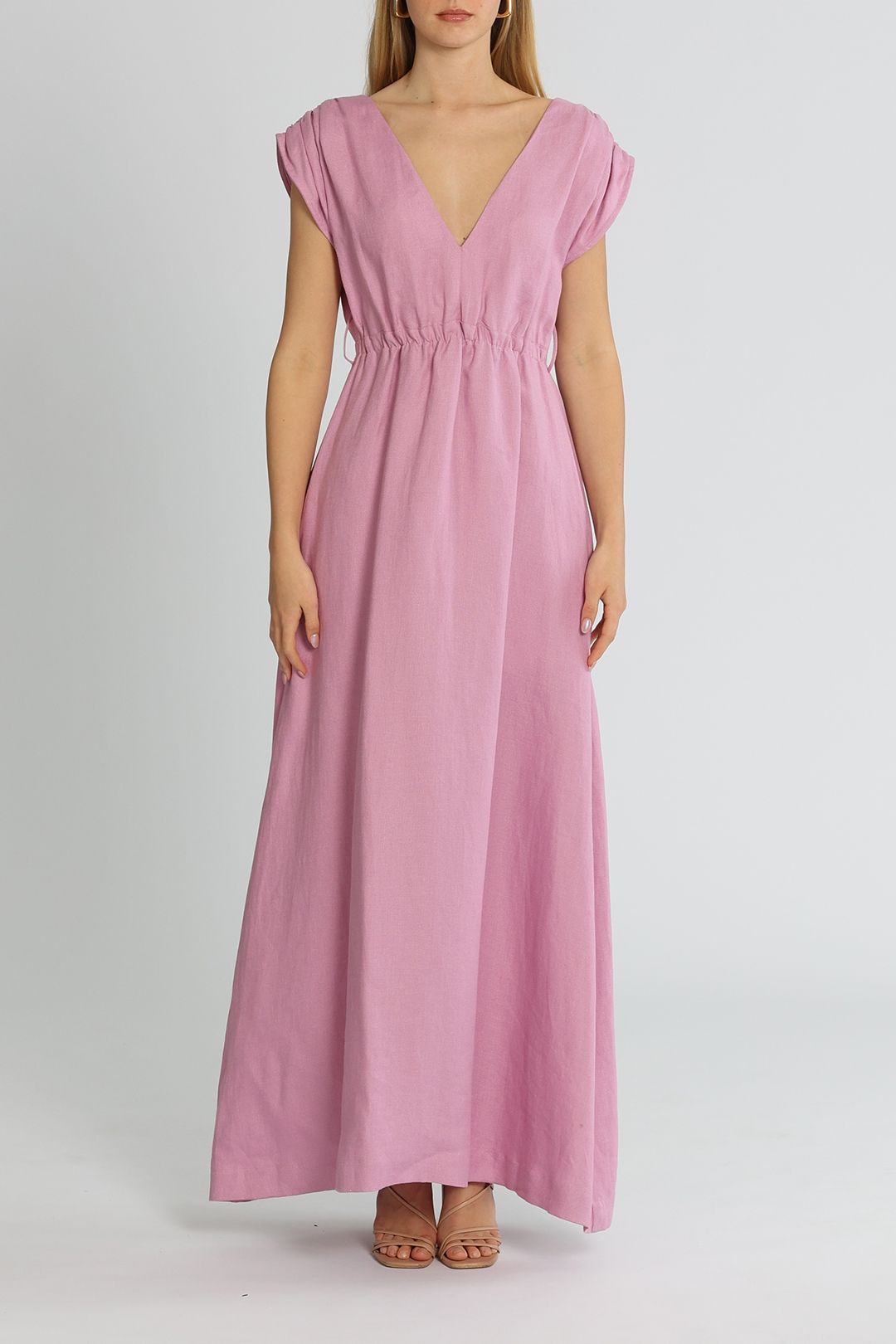 Bondi Born Saint Martin Linen Dress No Belt