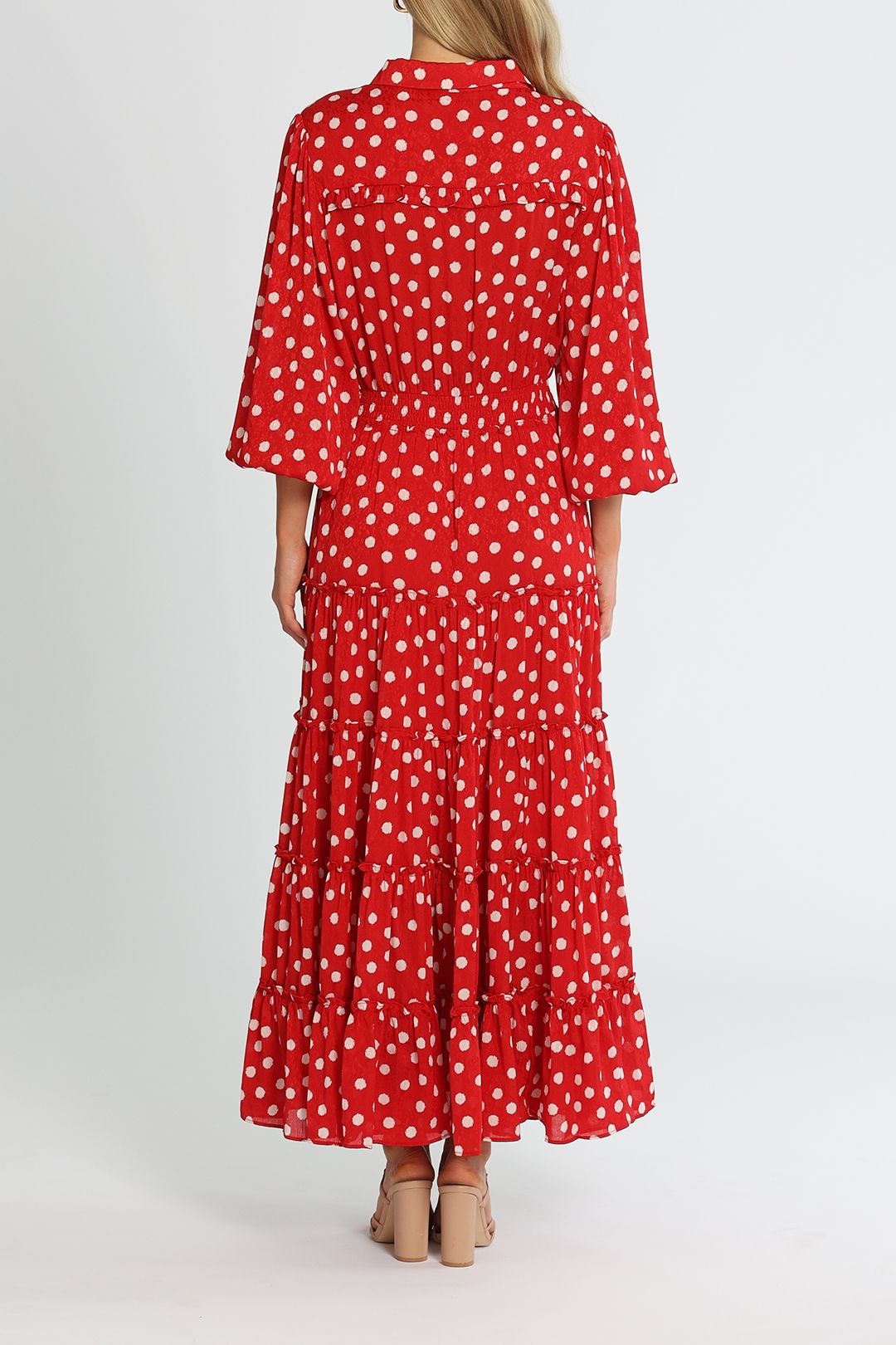 Brave and True Balcony Dress Dorothy Balloon Sleeves