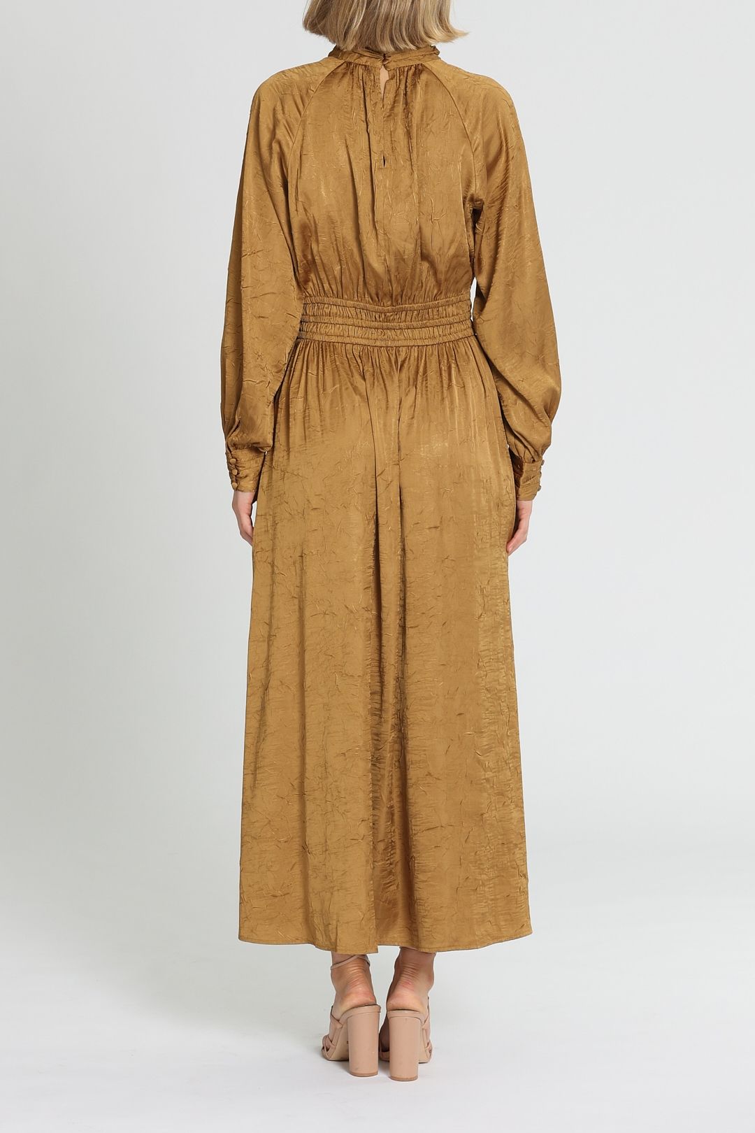 Brave and True Esme Maxi Dress Gold
