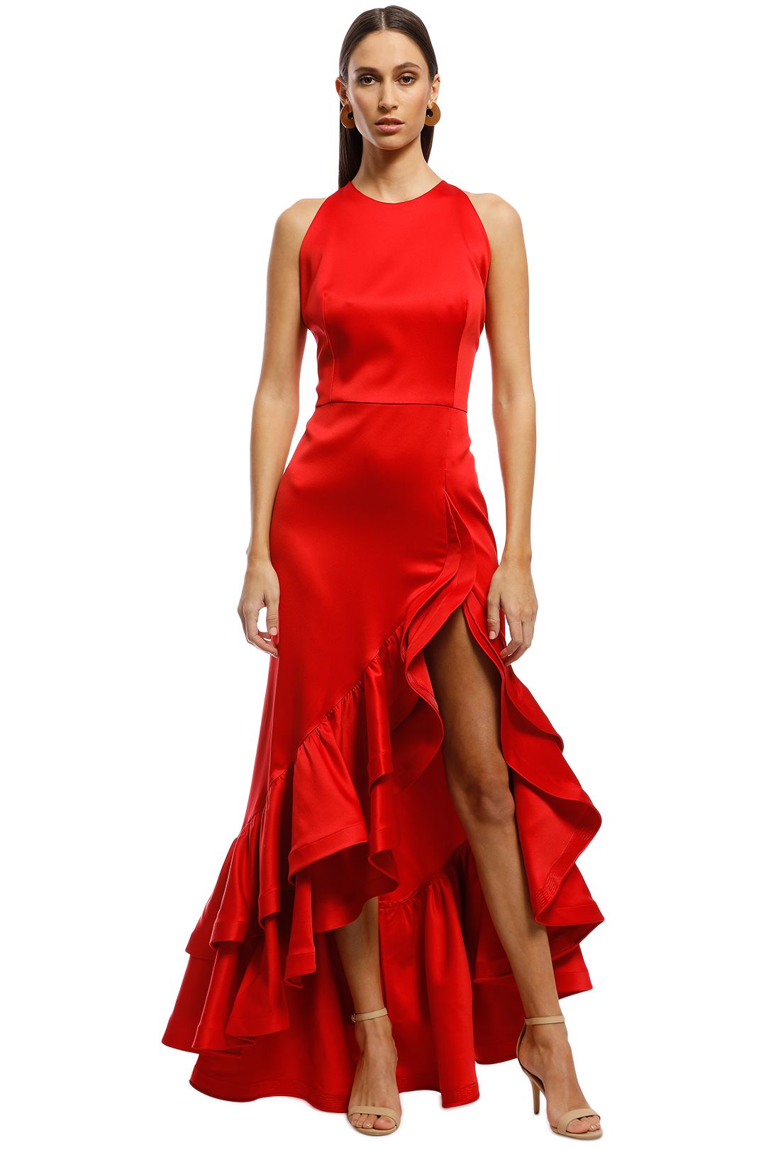 Bronx and Banco - Frida Flame Dress - Red - Front
