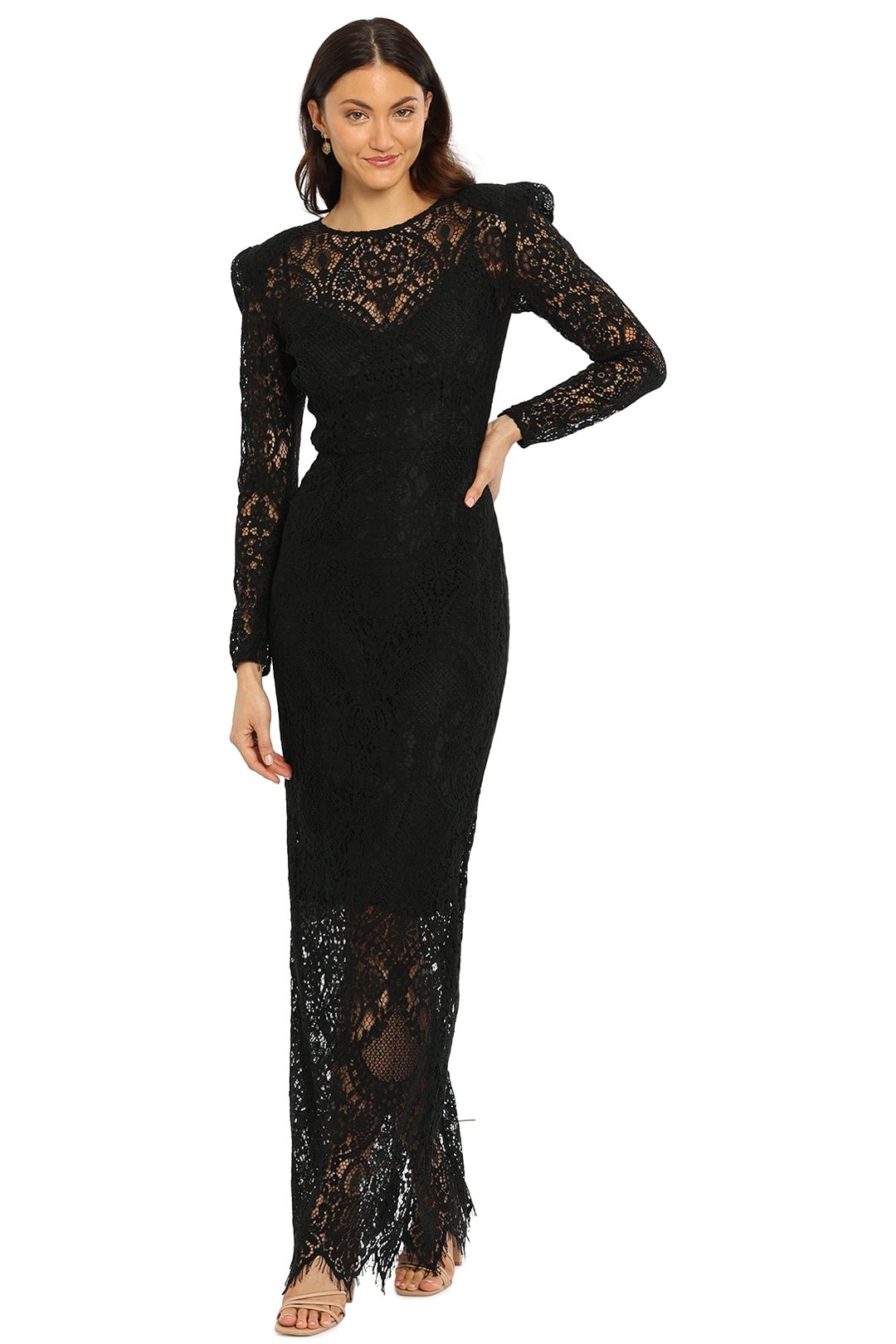 Image of Bronx and Banco - Allegra Maxi Dress - Black