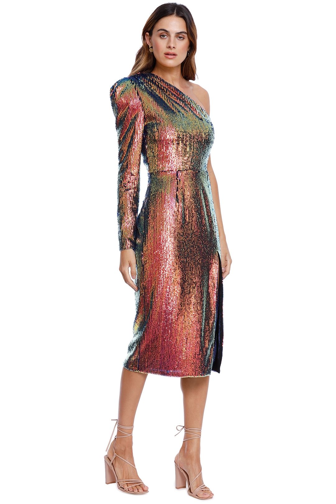 Bronx and Banco The Galaxy Midi Dress sequins