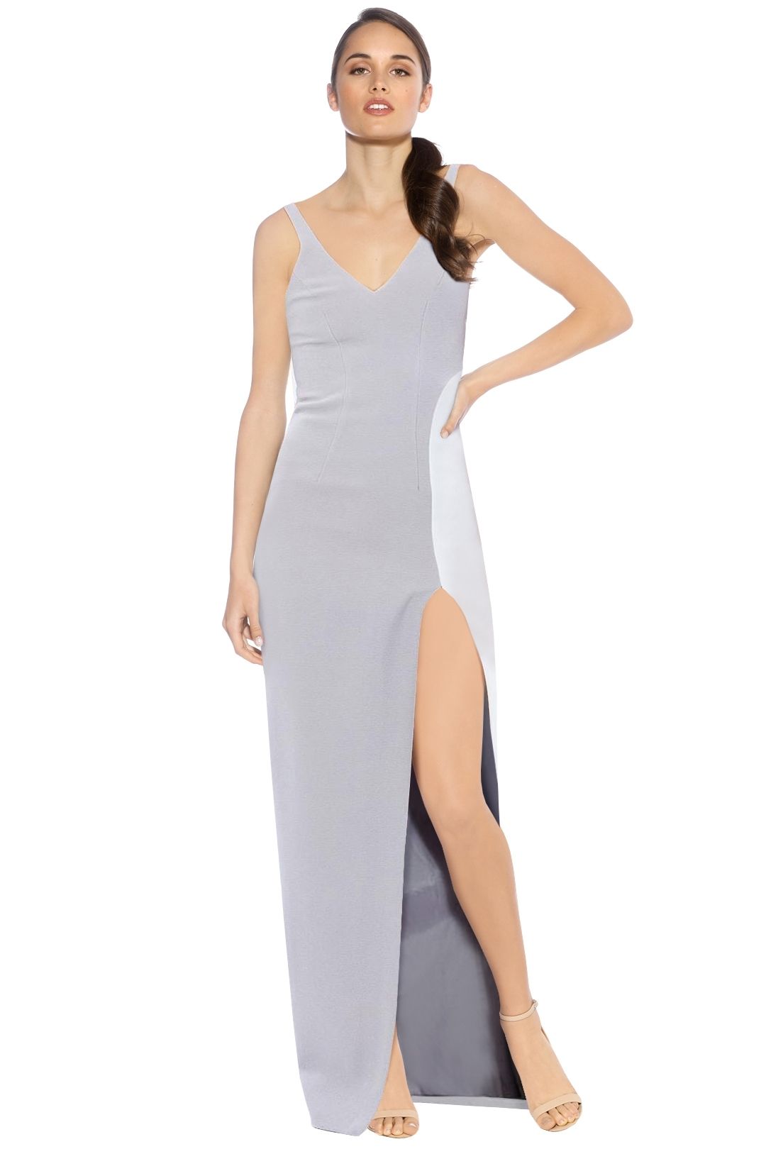 By Johnny - Marble Tones Slice Dress - Grey - Front