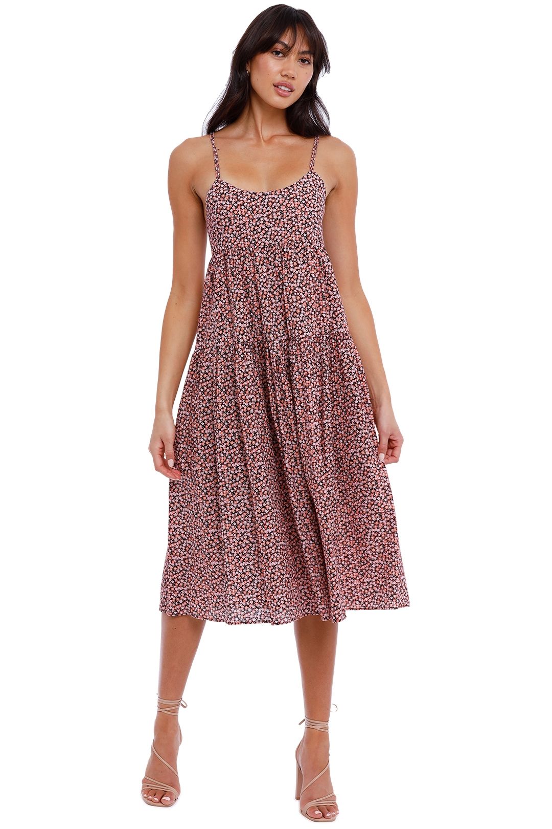 By Johnny Acacia Cloud Floral Midi Spring Floral print