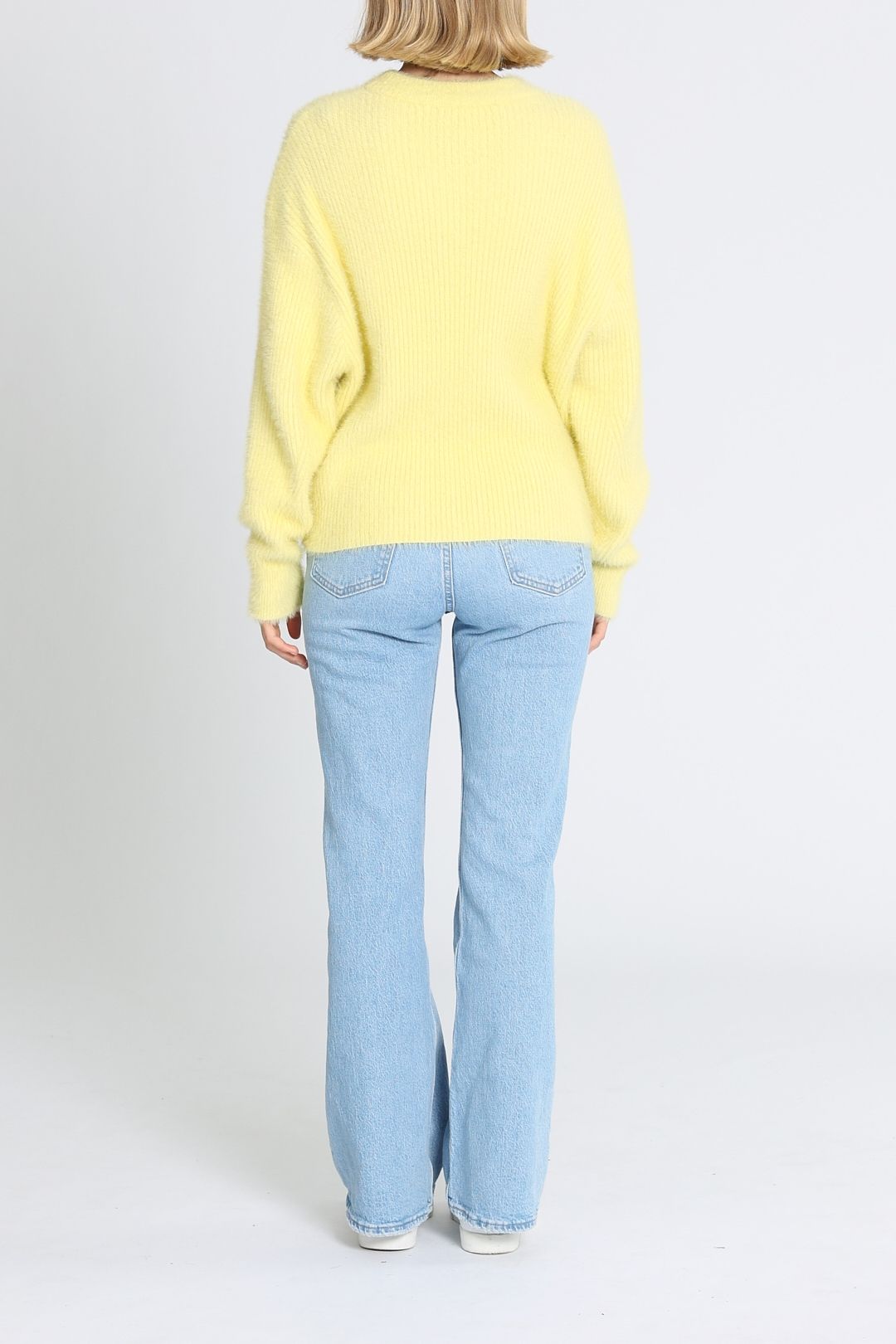 C&M Camilla and Marc Caprani Sweater Lemon Crew
