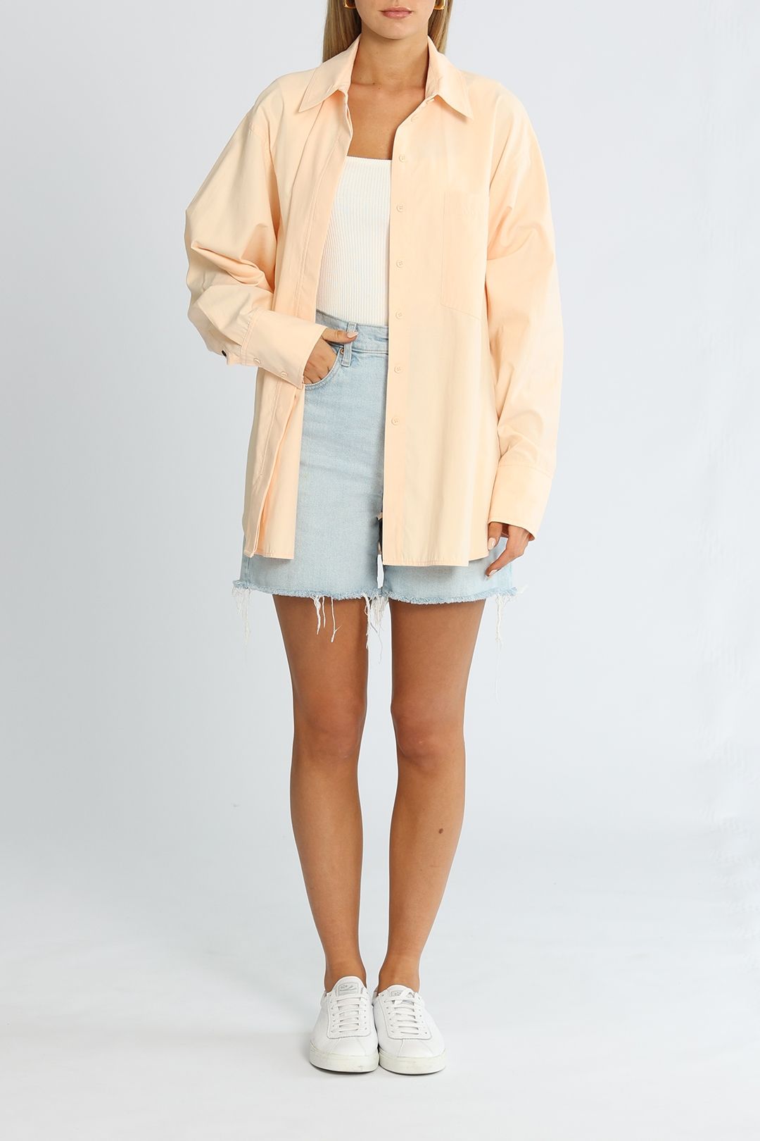 C&M Camilla and Marc Clifford Mens Shirt Sherbert