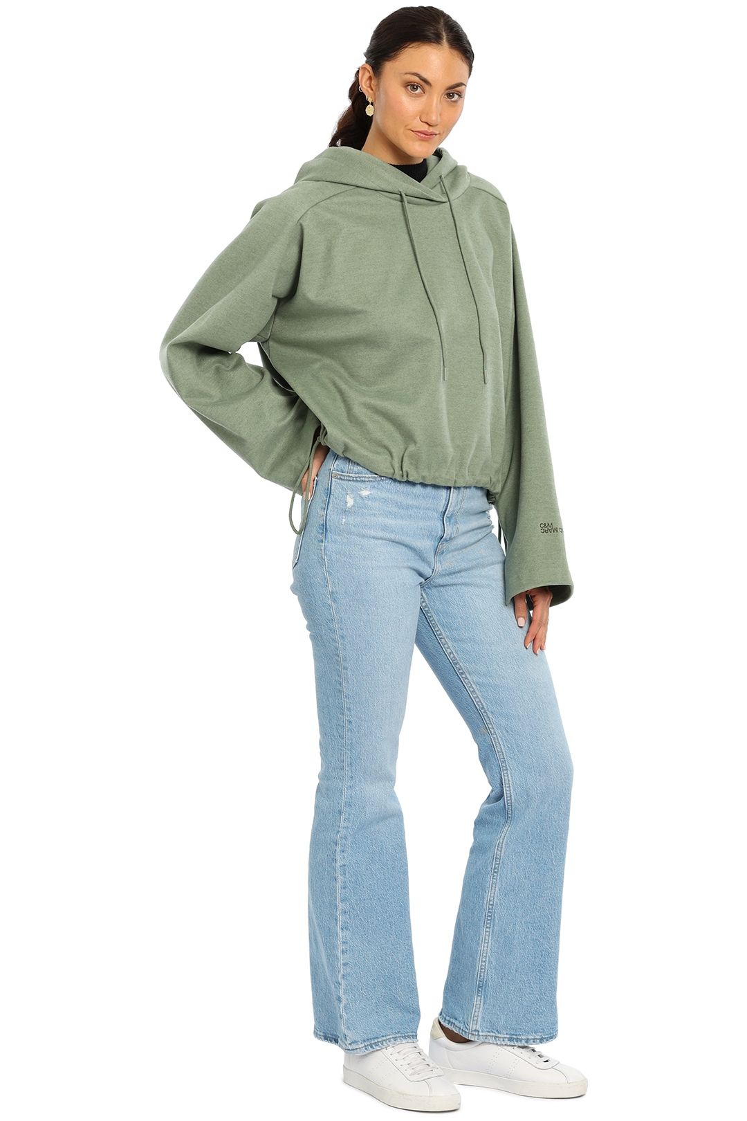 C&M Camilla And Marc Limia Cropped Hoodie Green