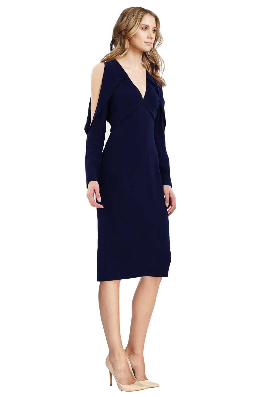 C/MEO Collective - Do It Now Dress - Blue - Side
