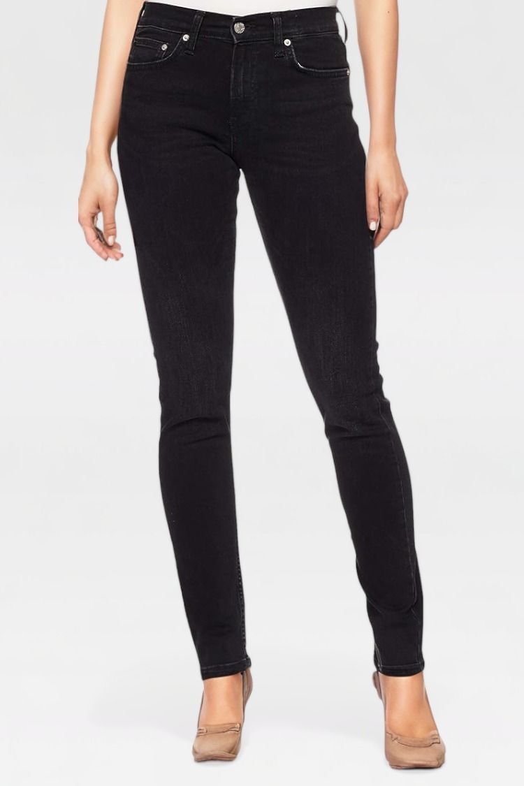 Ckj 021 Mid Rise Slim Fit Jean Denver Washed Black