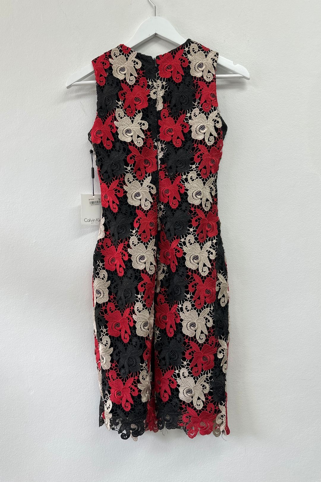 Calvin Klein Multi Floral Lace Short Dress