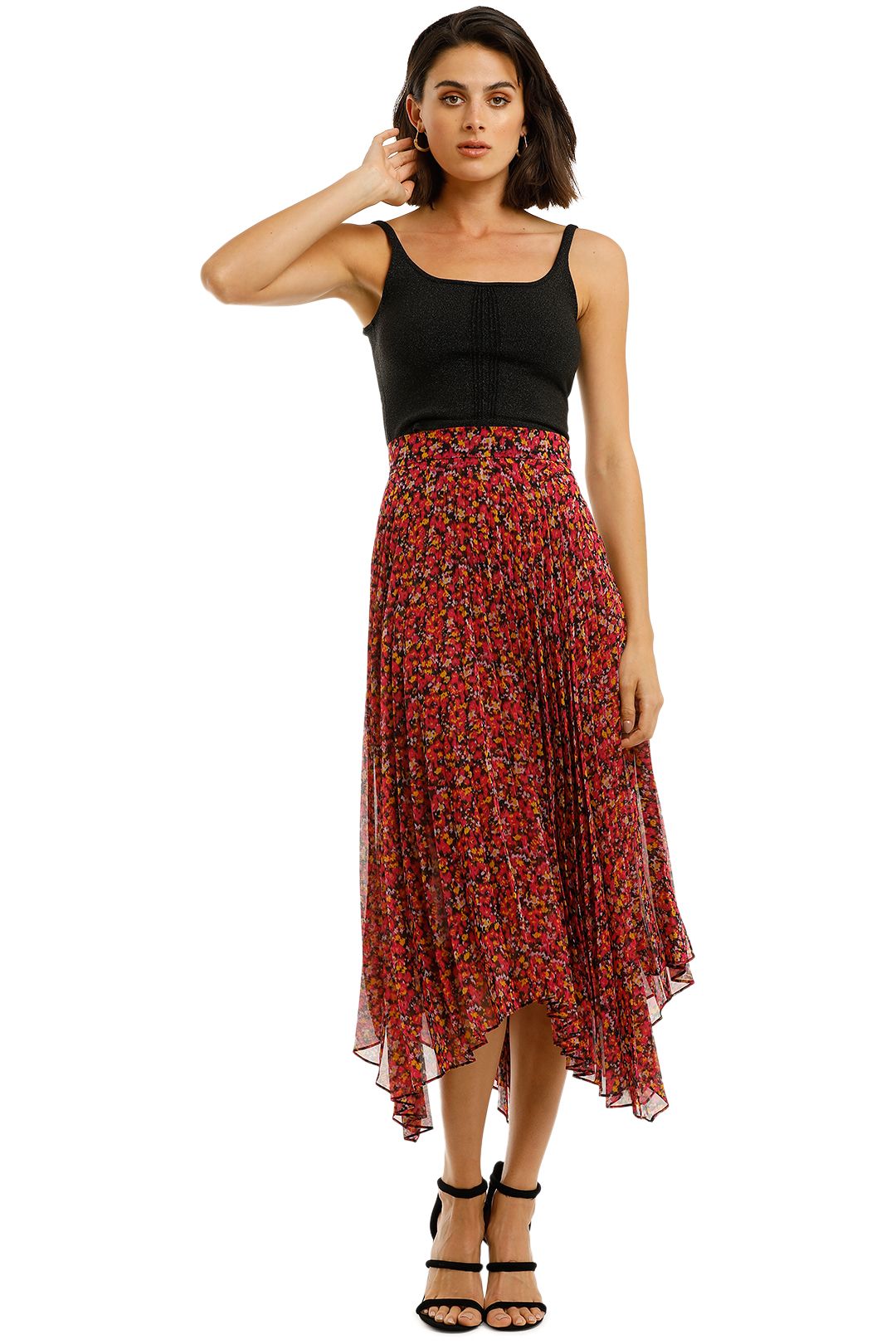 Camilla-and-Marc-Lilia-Skirt-red-Front