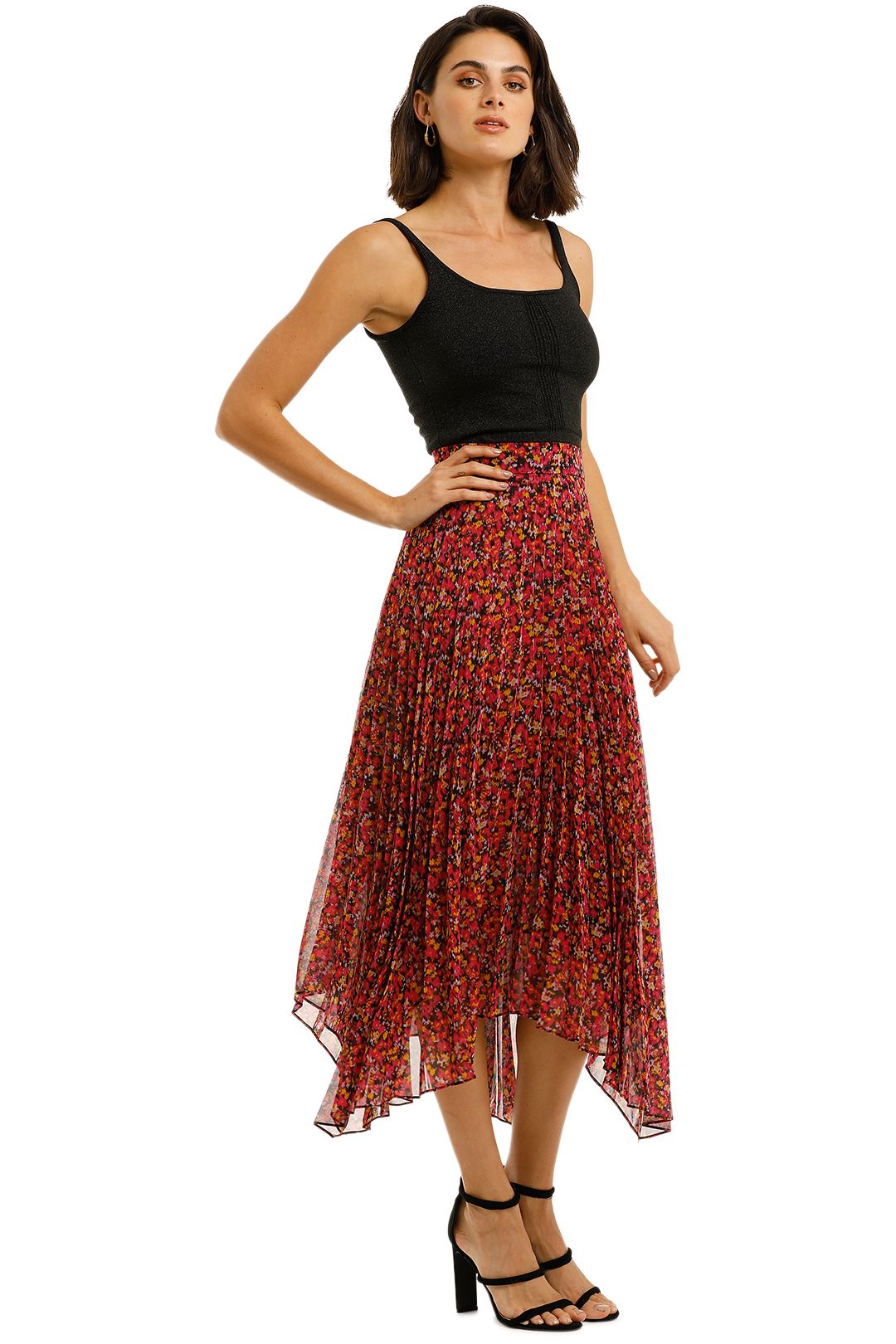 Camilla-and-Marc-Lilia-Skirt-red-Side