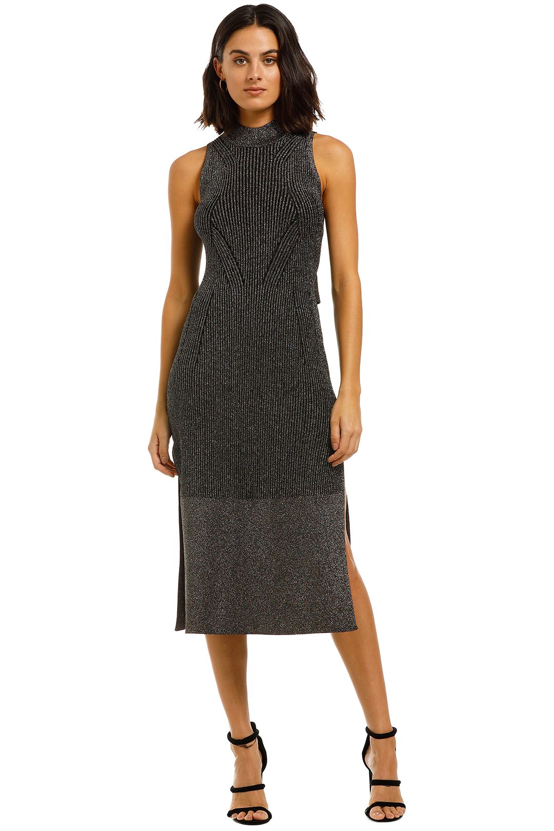 Camilla-and-Marc-Perry-Dress-Gunmetal-Front
