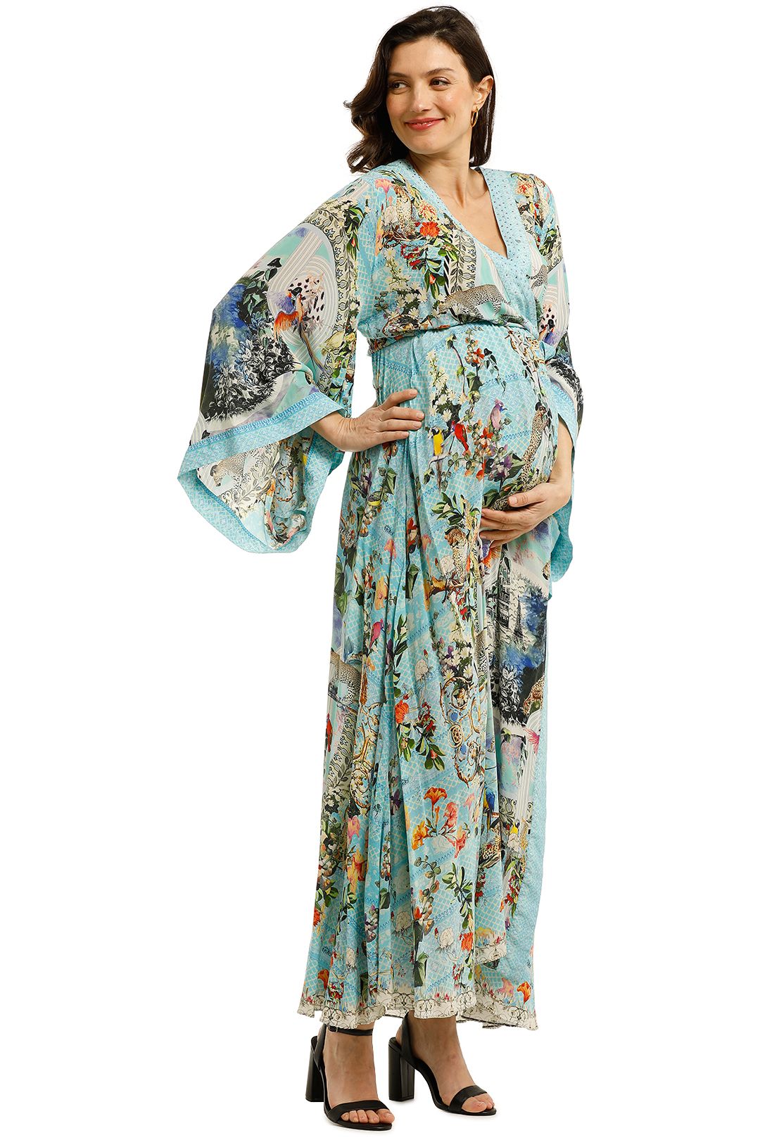 Kimono Wrap Dress in Girl from St Tropez by Camilla for Hire | GlamCorner