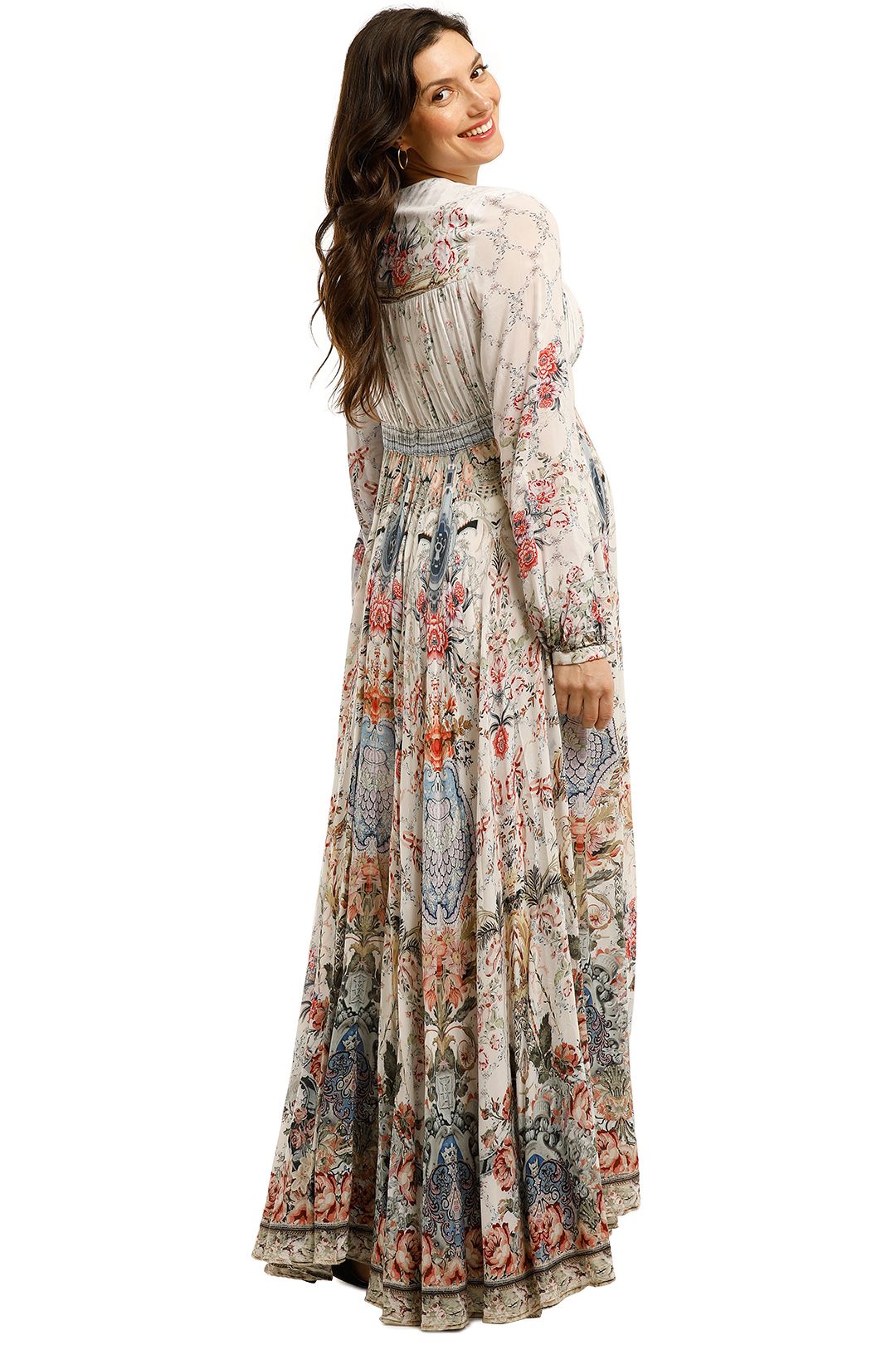 Peasant Dress with Tie Front by Camilla for Hire GlamCorner