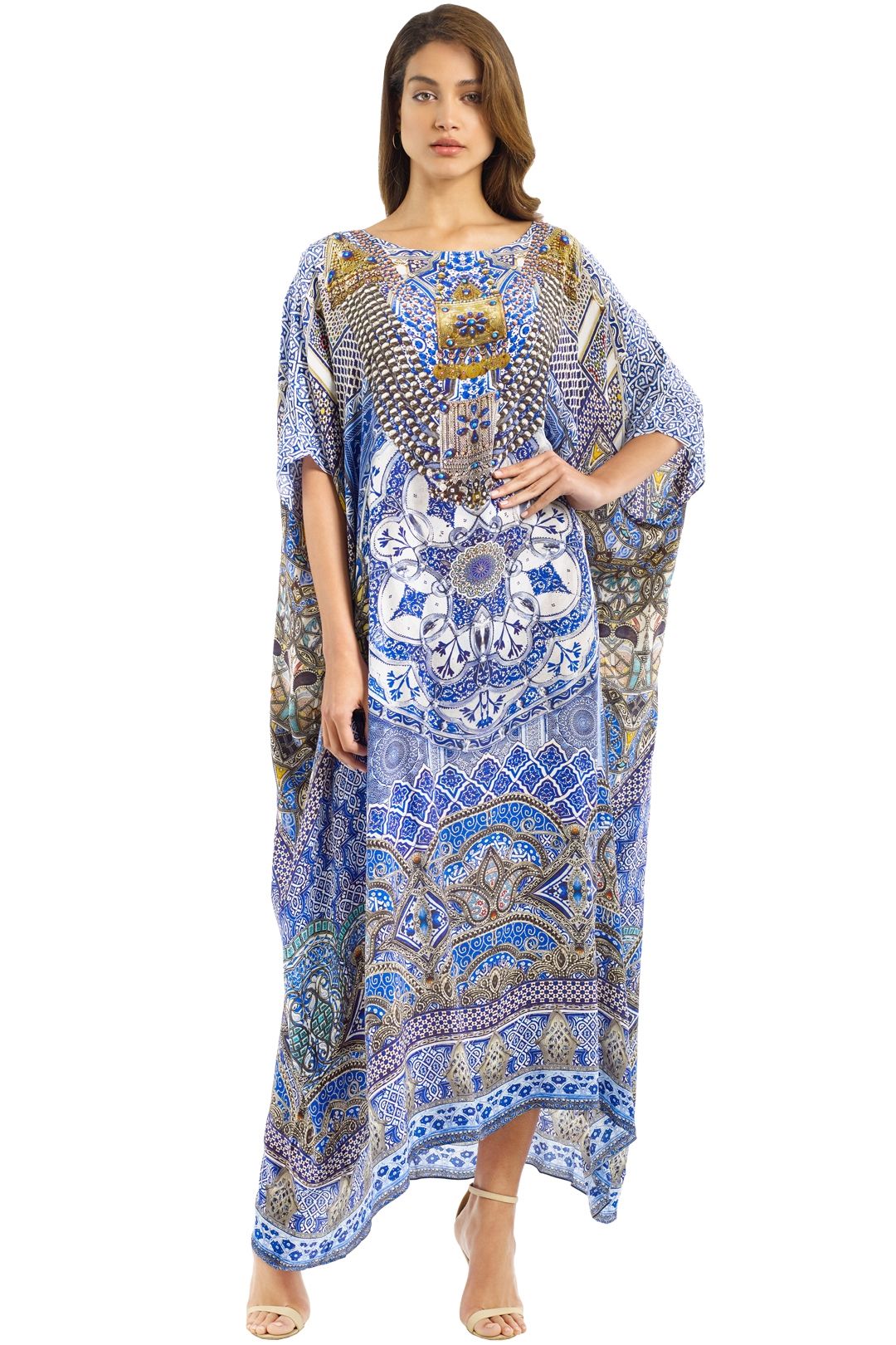 camilla kaftan blue