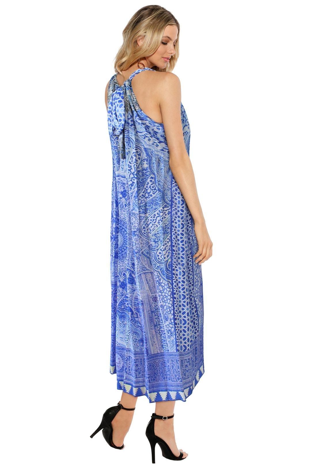 Camilla - Bosphorous Drawstring Dress - Prints - Back