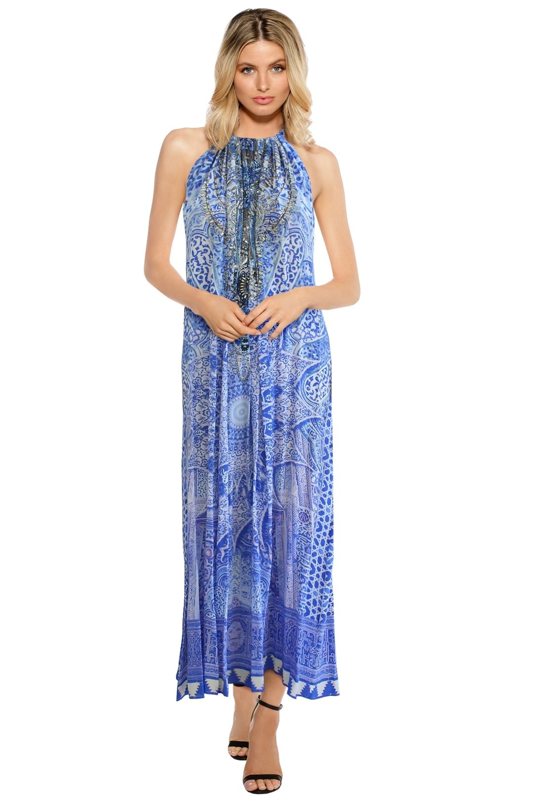 Camilla - Bosphorous Drawstring Dress - Prints - Front