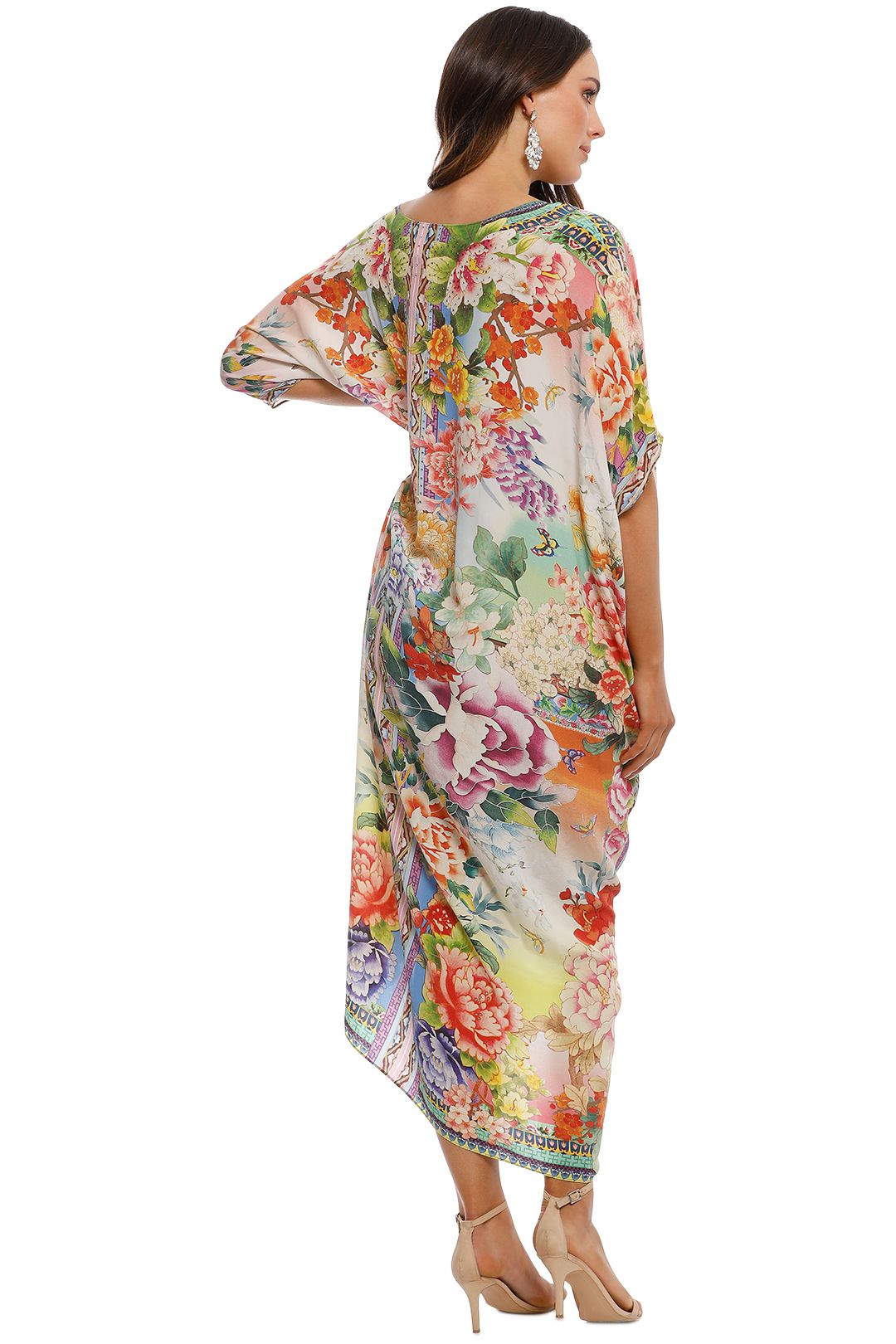 Flower Hour Round Neck Kaftan by Camilla for Rent