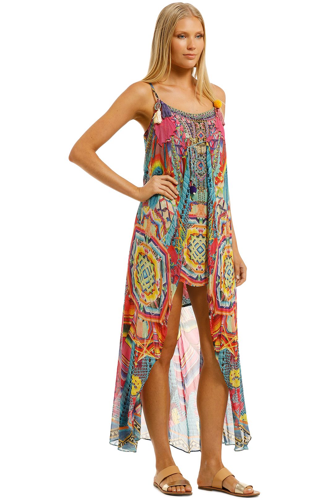 KIDS FRILL HEM DRESS MS MOCHILLA