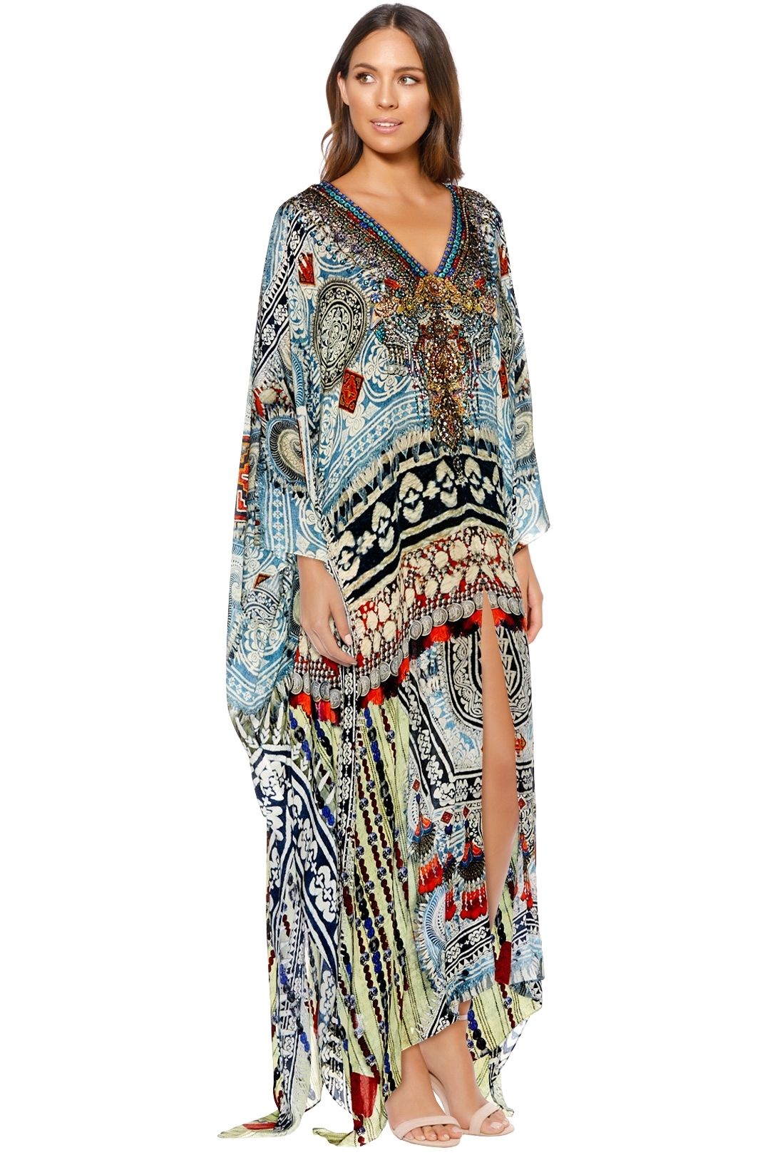 Teacher's Pet Split Front Sleeve Kaftan 