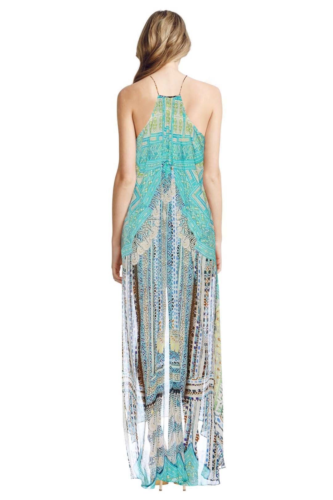 Camilla - Topkapi Thread Sheer Overlay Dress - Prints - Back 