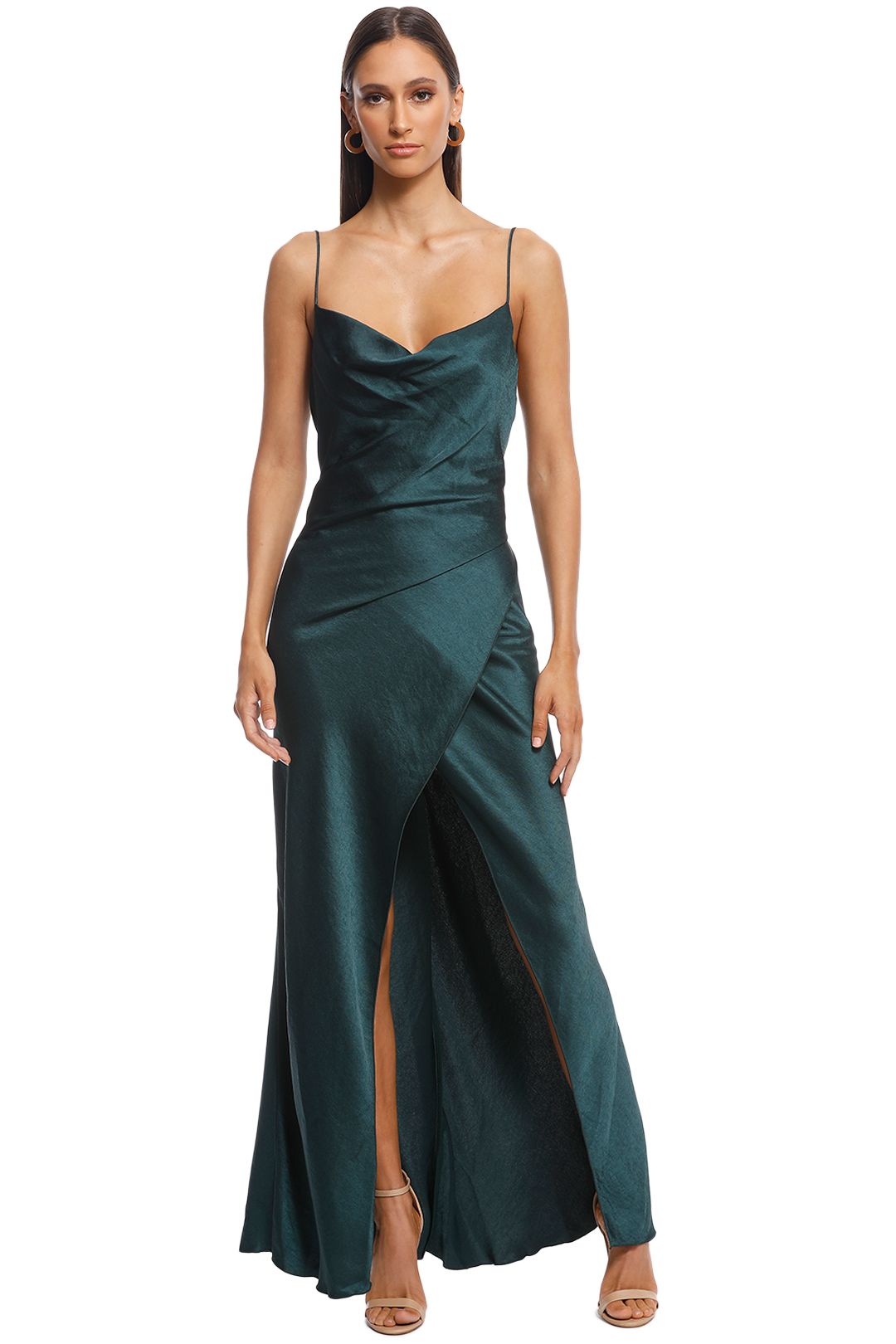 Camilla and Marc - Bowery Slip Dress - Fitzgerald Green - Front