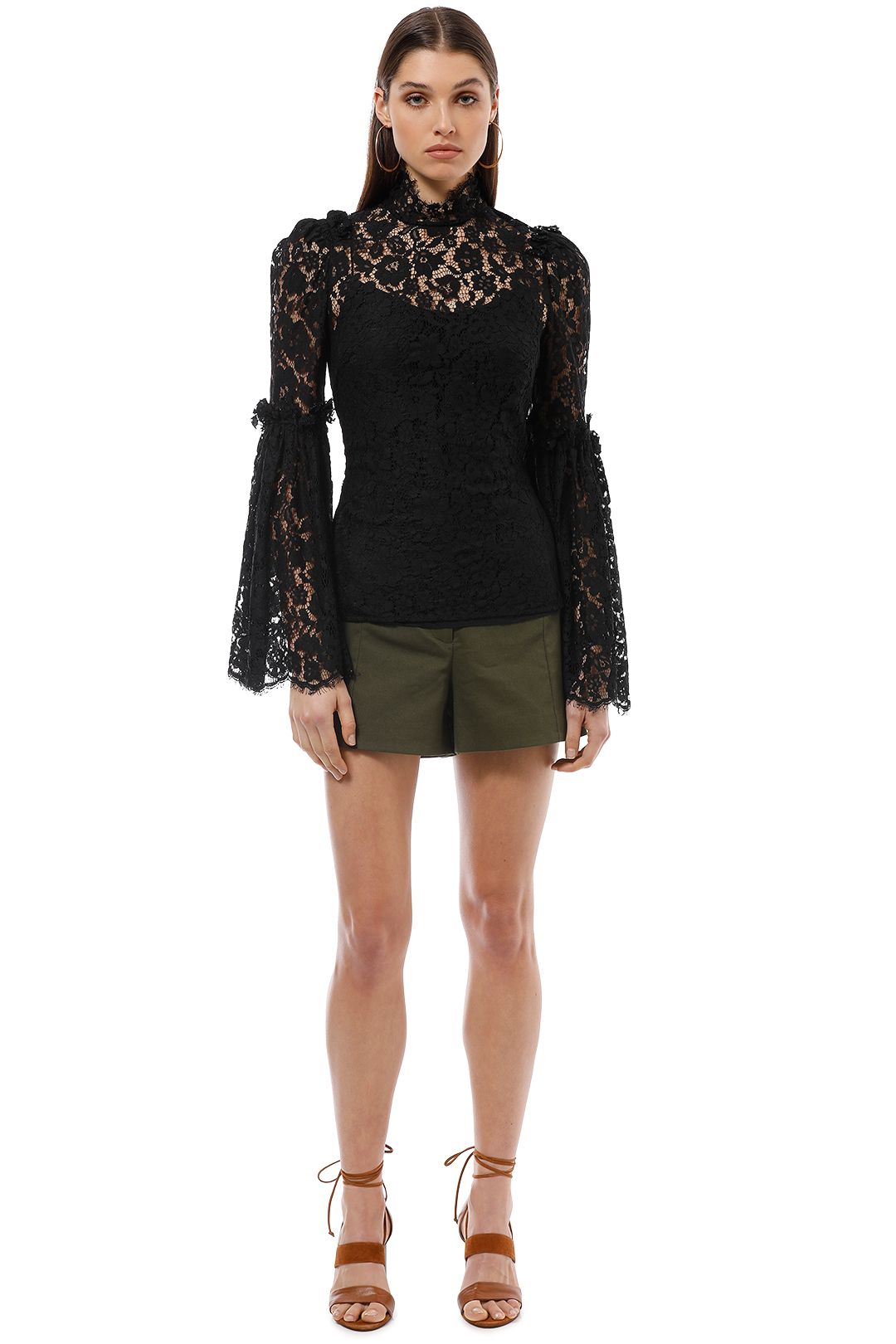 Camilla and Marc - Clemence Top - Black - Front