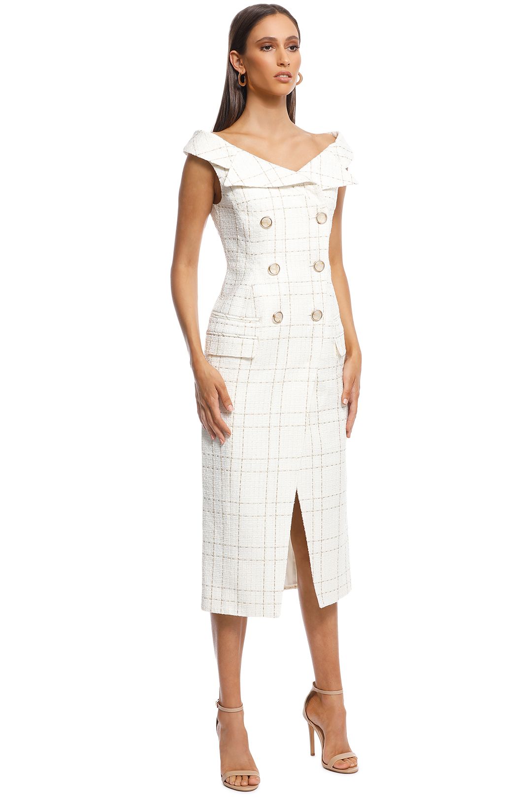 leith oversize double breasted coat