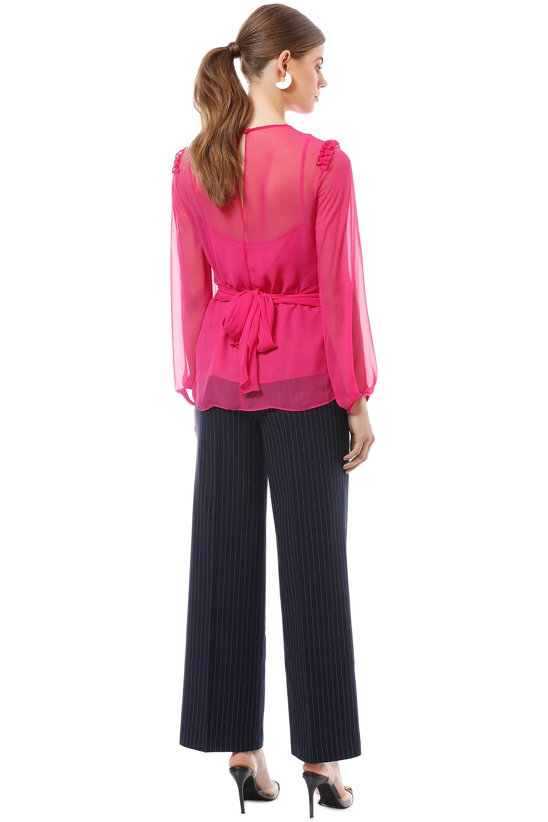 Camilla and Marc - Dylan Twist Top - Pink - Back