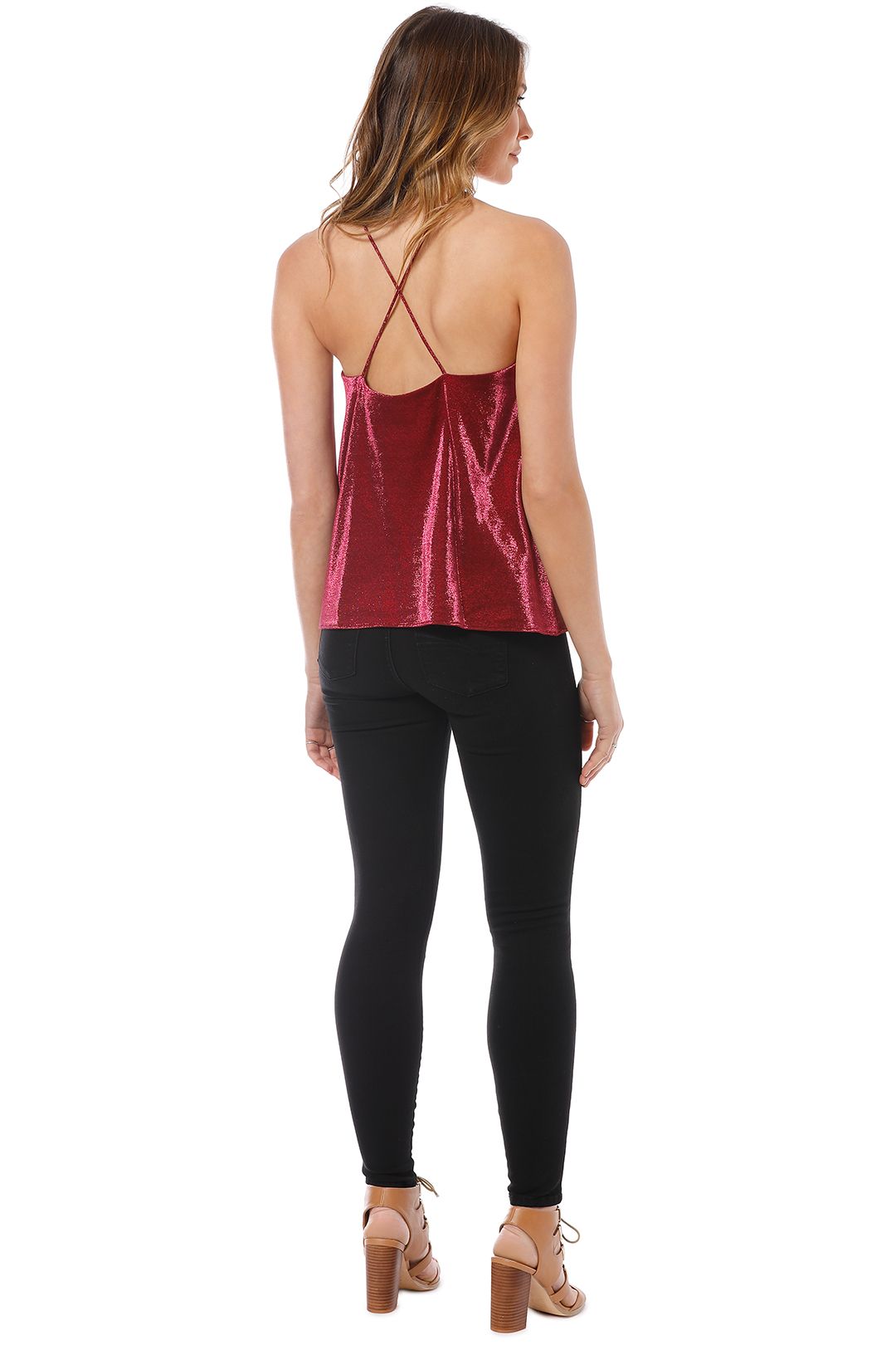 Camilla and Marc - Opasidy Top - Red - Back