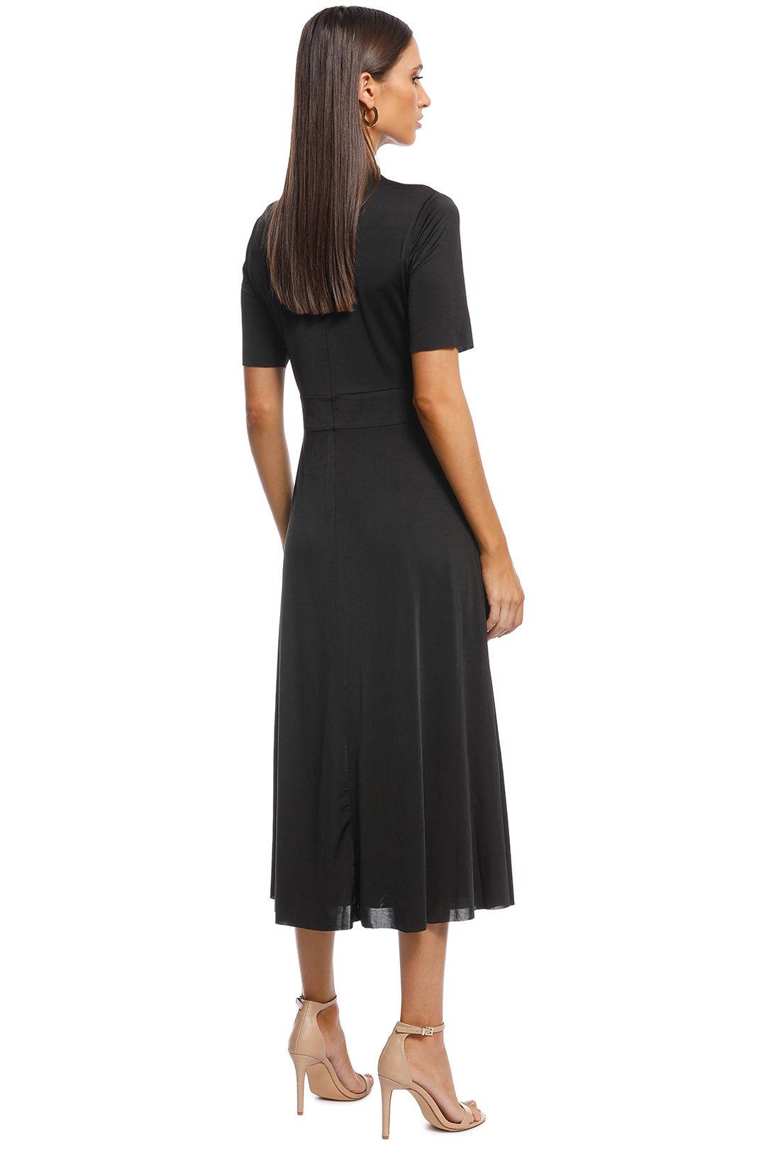 Camilla and Marc - Sequoia Slinky Dress - Black - Back