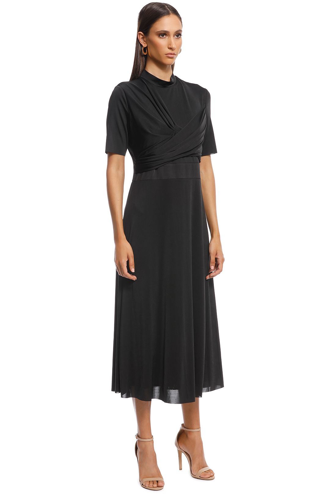 Camilla and Marc - Sequoia Slinky Dress - Black - Side