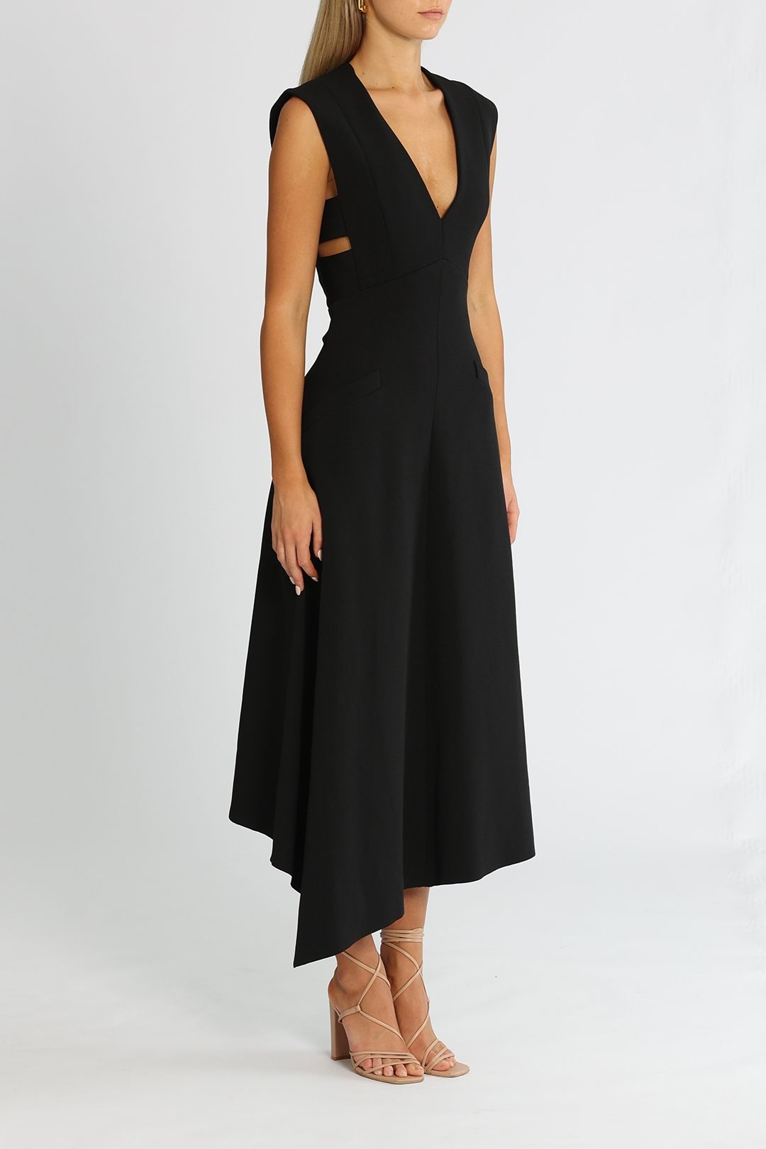 Camilla and Marc Aberdeen Dress Black Cutout