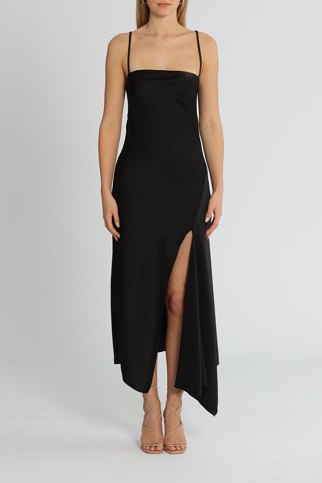 Camilla and Marc Acacia Square Neck Dress Black