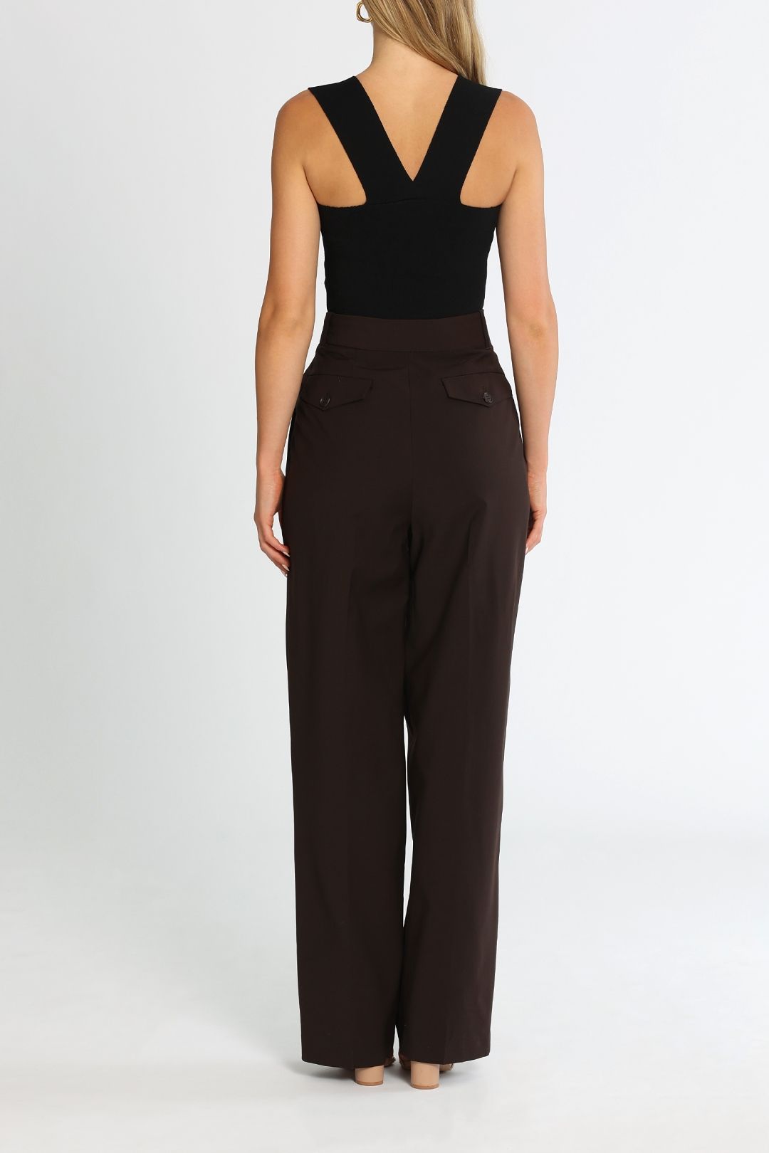 Hire Artie Pant in Dark Chocolate | Camilla and Marc | GlamCorner