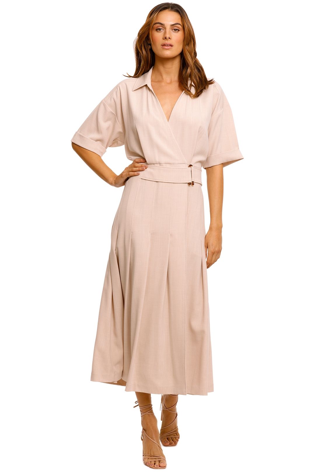 Hire Corsica Pleated Dress | Camilla 
