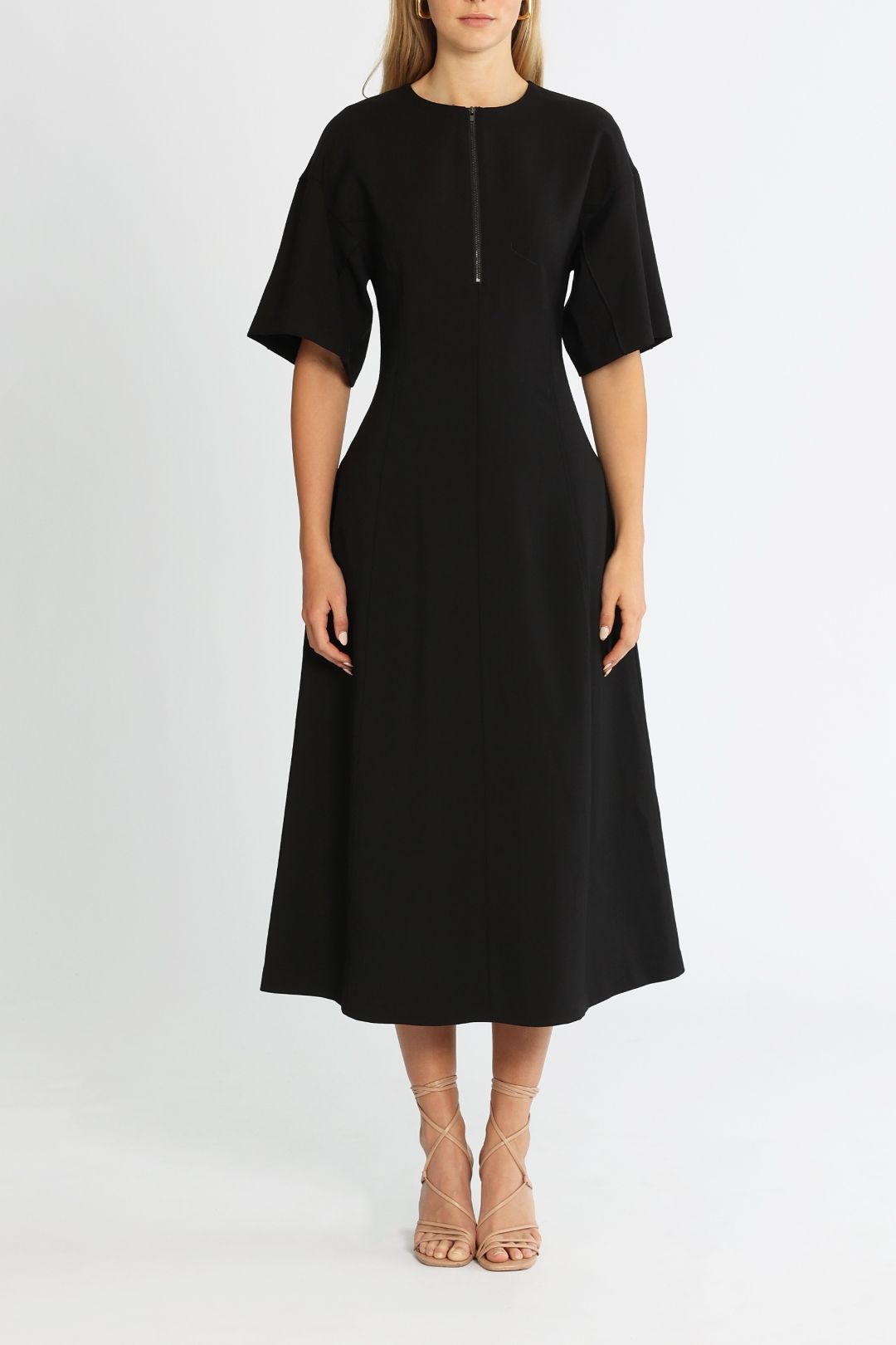Camilla and Marc Ford Midi Dress Black
