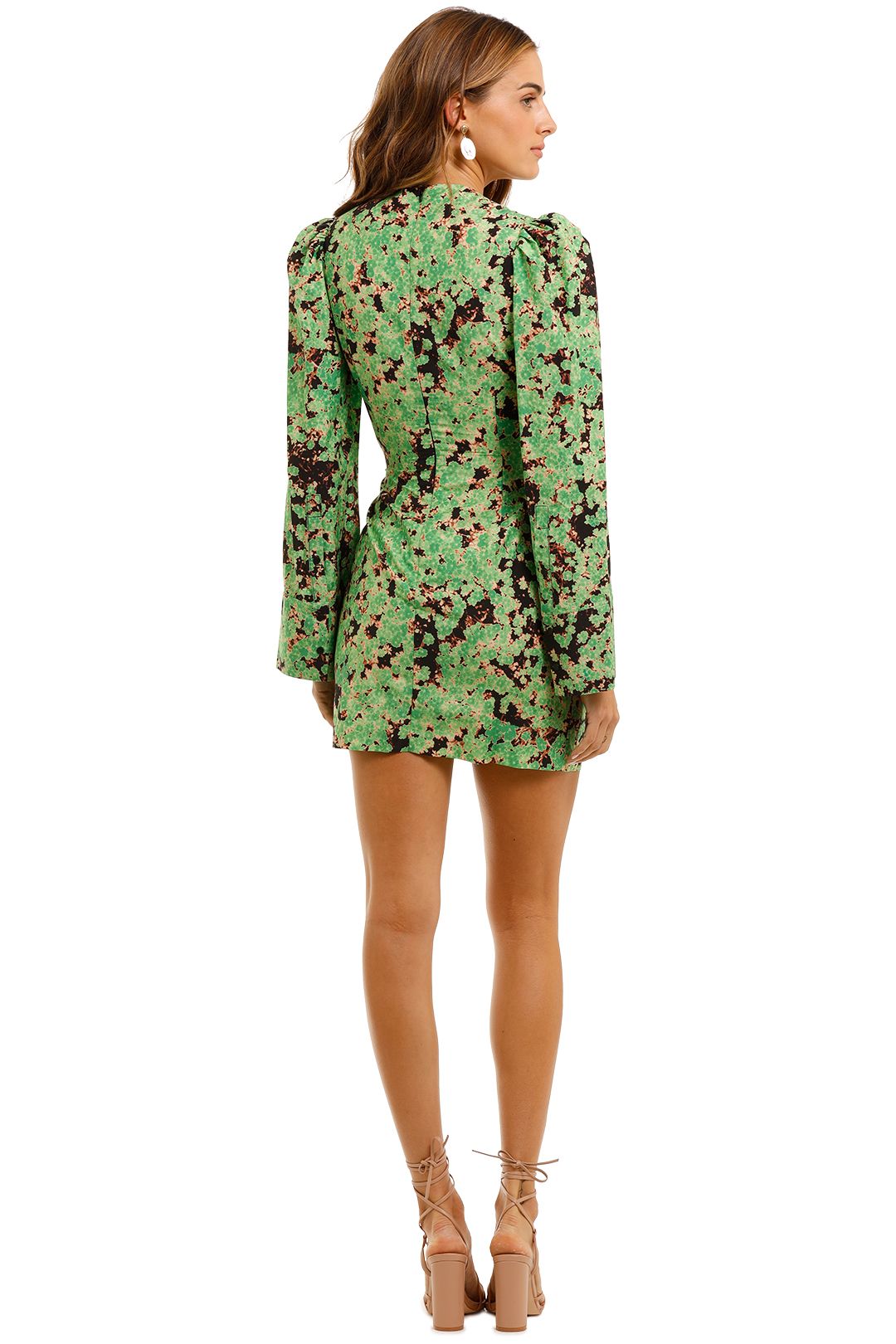 Camilla and Marc Oceo Mini Wrapdress floral green