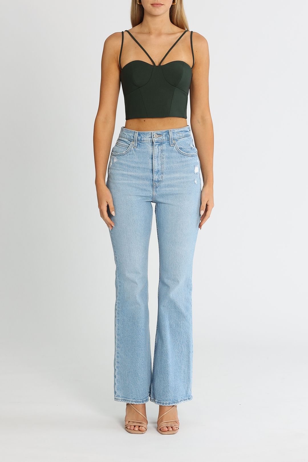 Camilla and Marc Raimond Bodice Dark Emerald