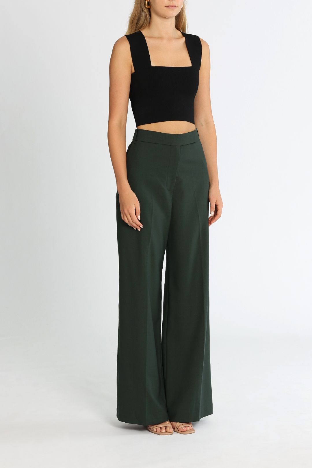 Hire Raimond Pant in Deep Emerald | Camilla and Marc | GlamCorner