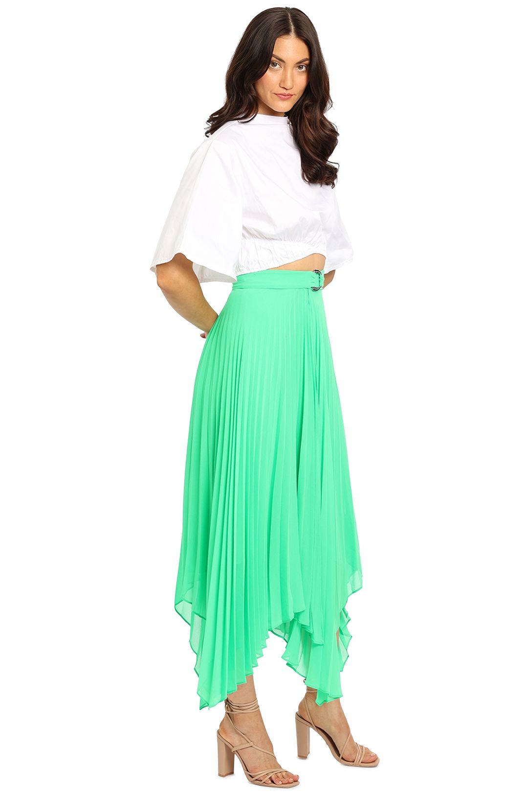 Camilla and Marc Rosa Skirt Green Pleated