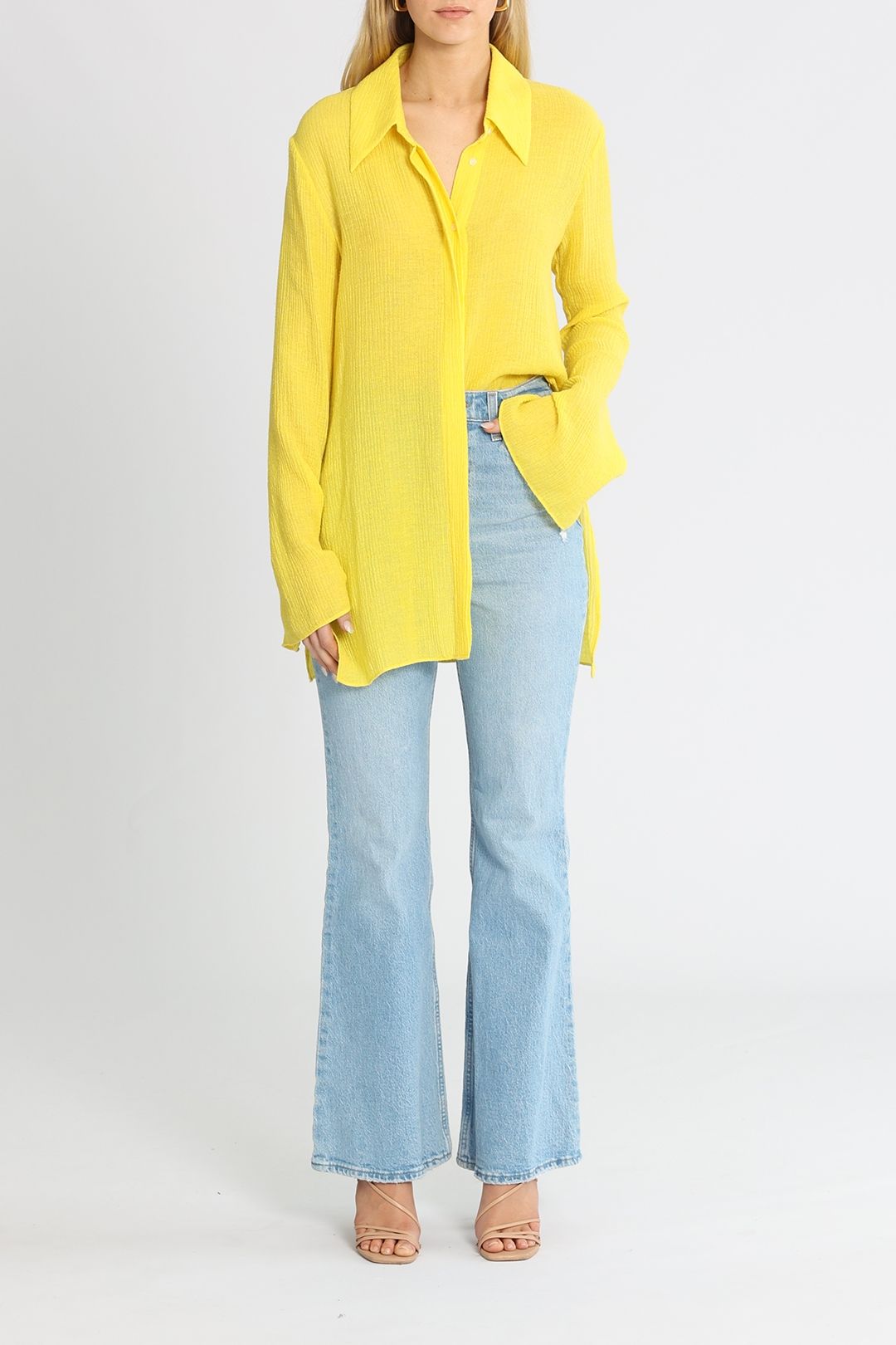 Camilla and Marc Veira Shirt Yellow