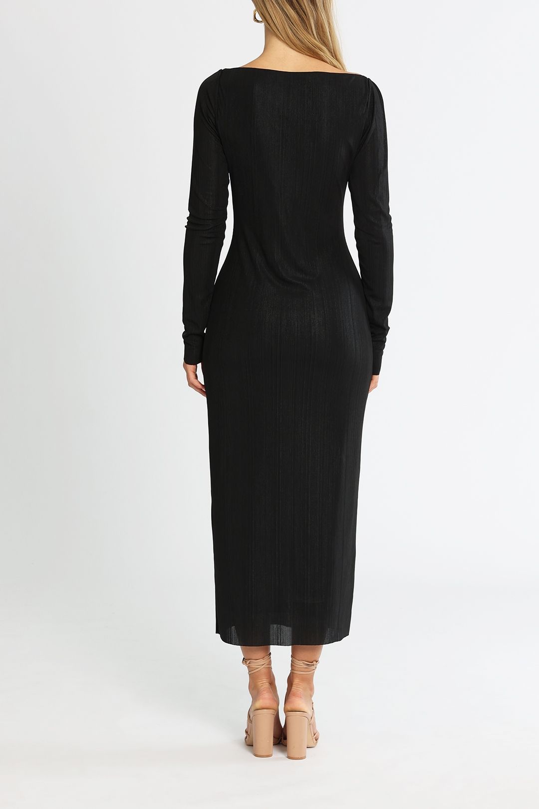 Camilla and Marc Verner Dress Black Long Sleeves