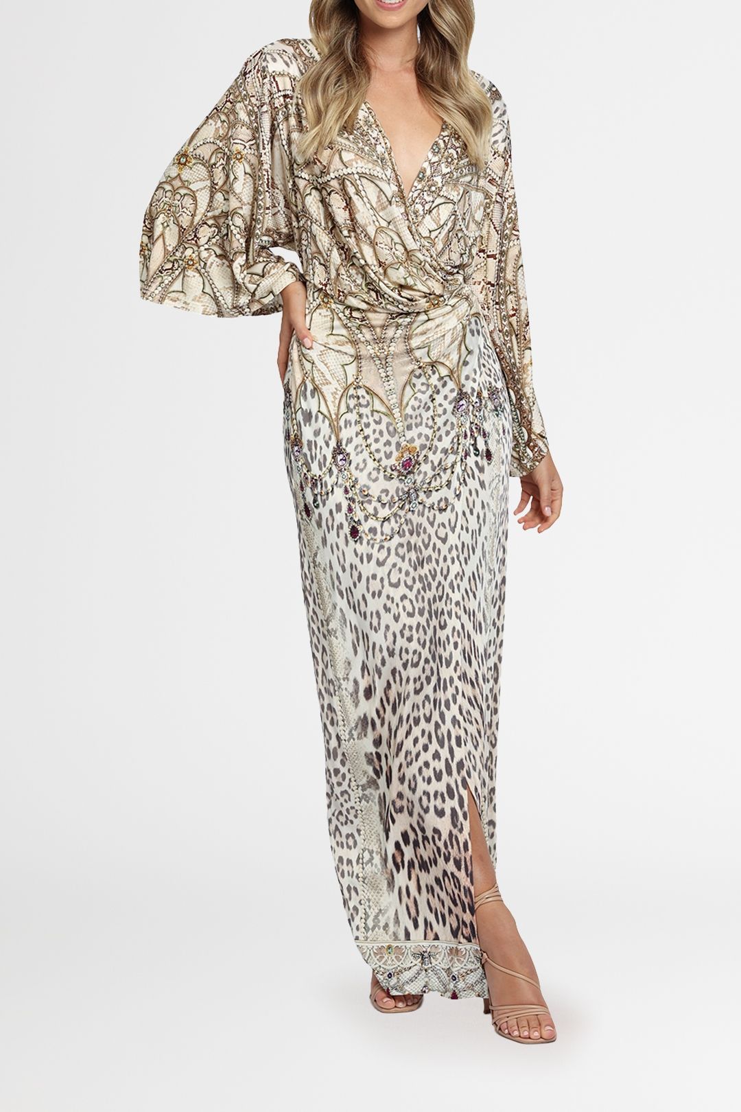 Camilla Draped Wrap Dress All Is Nouveau