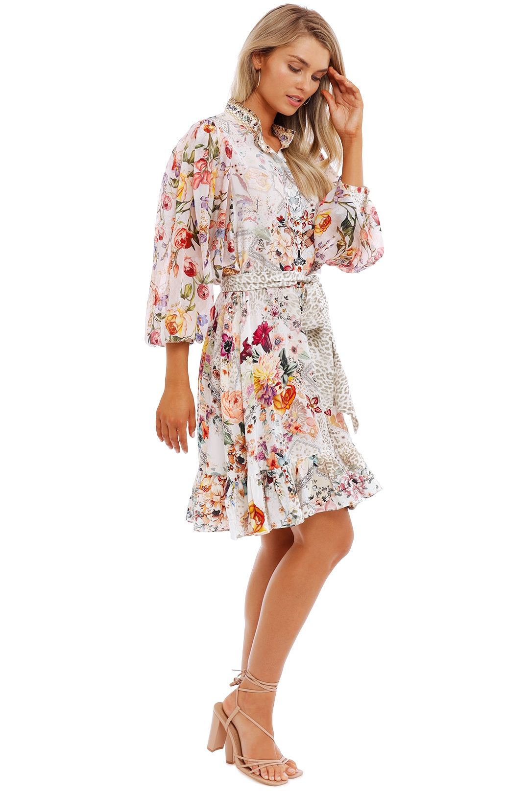 Camilla Drop Sleeve Shirt Dress Sew In Love floral
