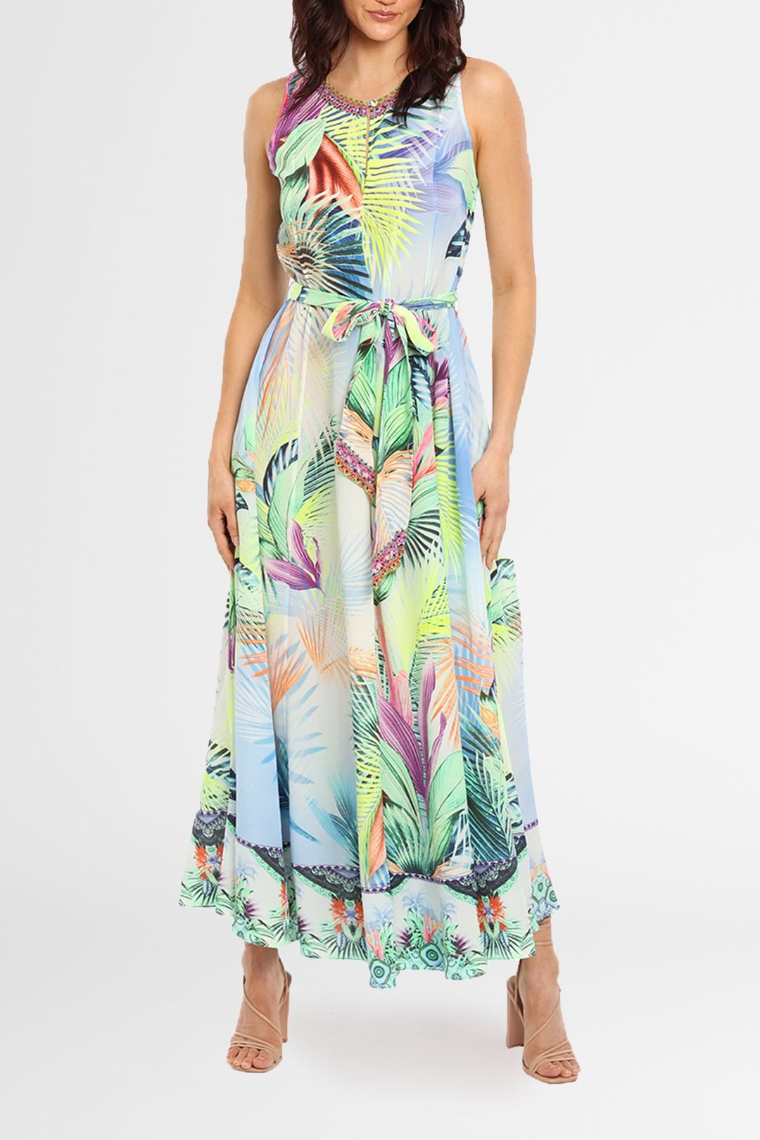 Camilla Flared Jumpsuit in The Architects of Alcazar